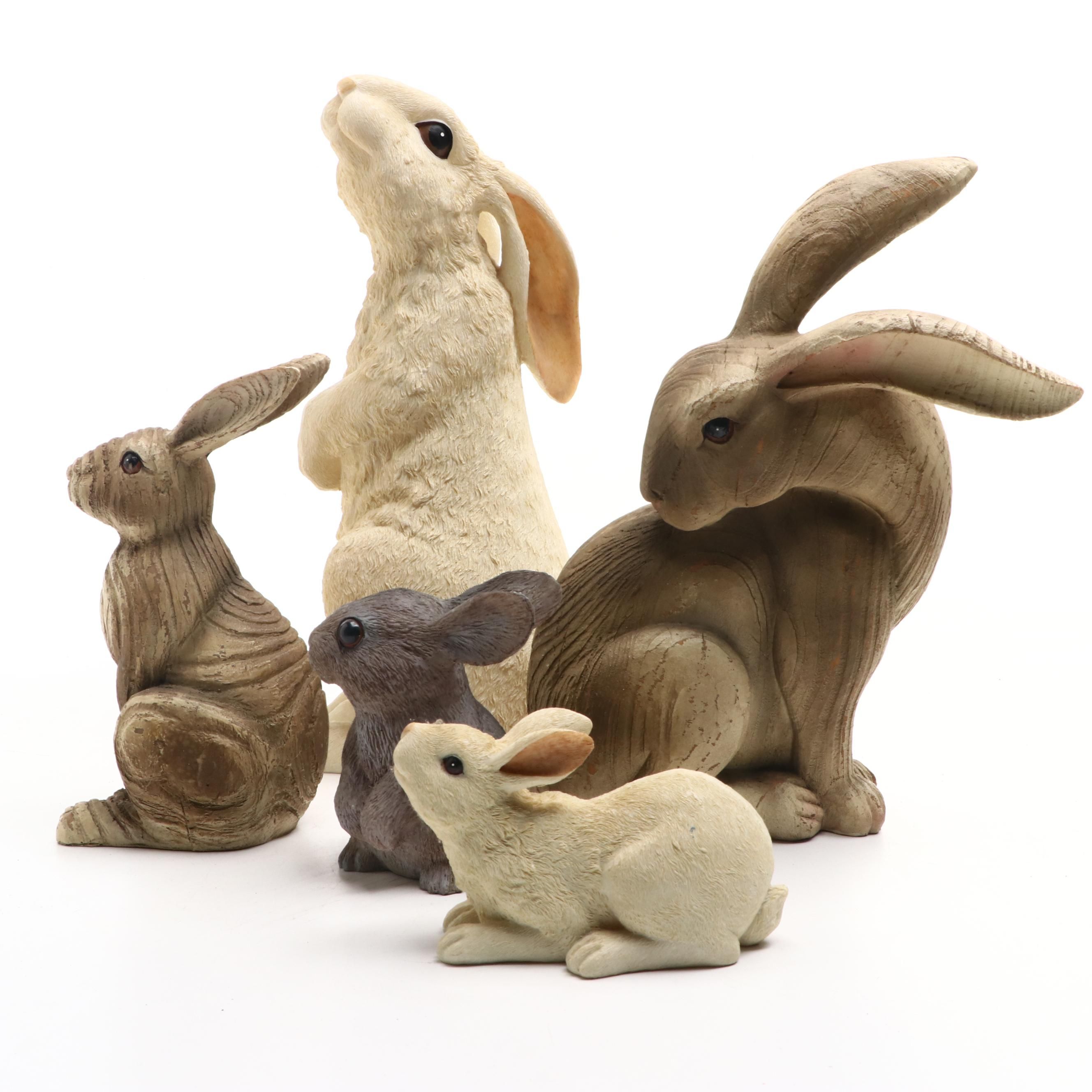 Tii Collections and Other Resin Rabbit Figurines