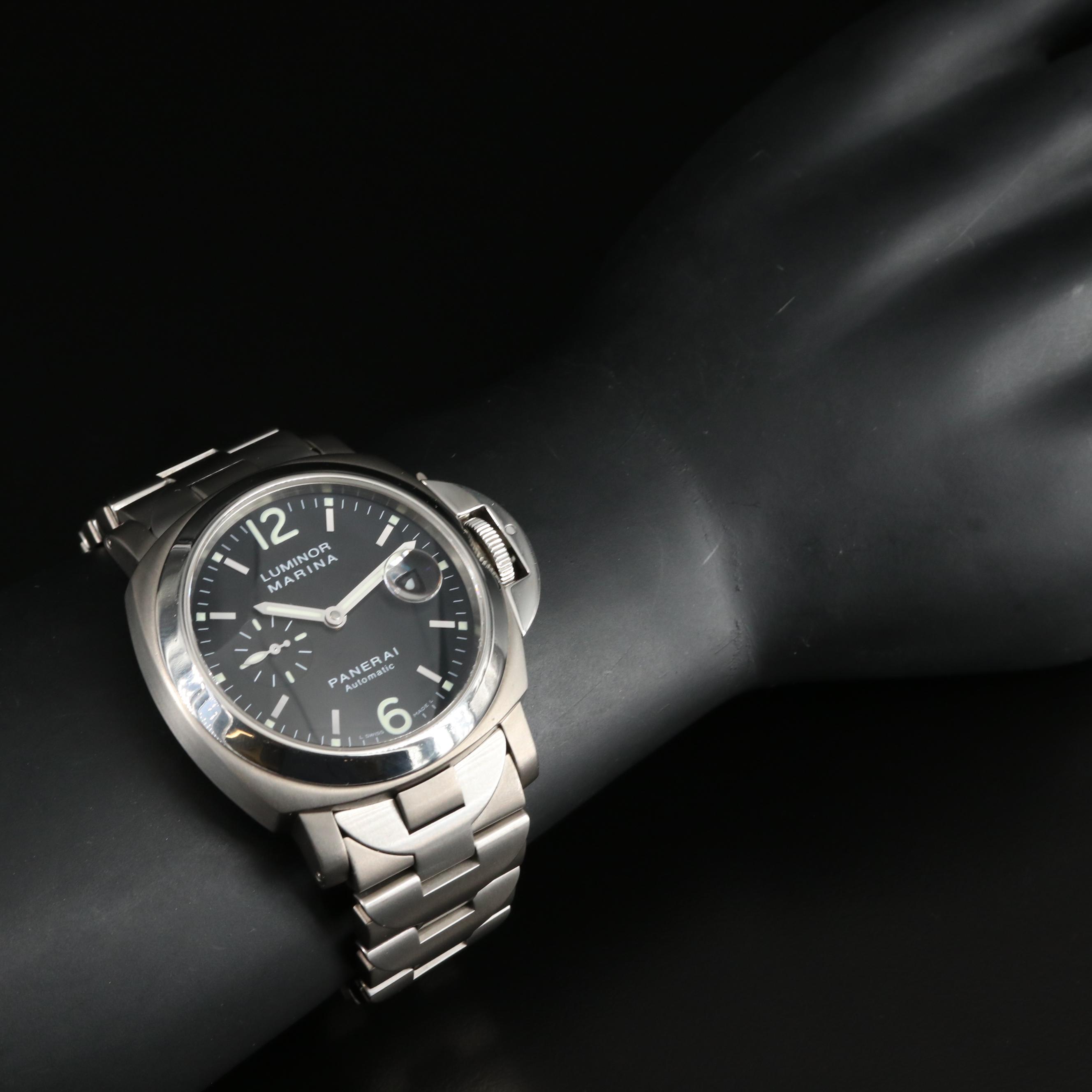 Panerai Luminor Marina Titanium 44MM on Bracelet Automatic Watch