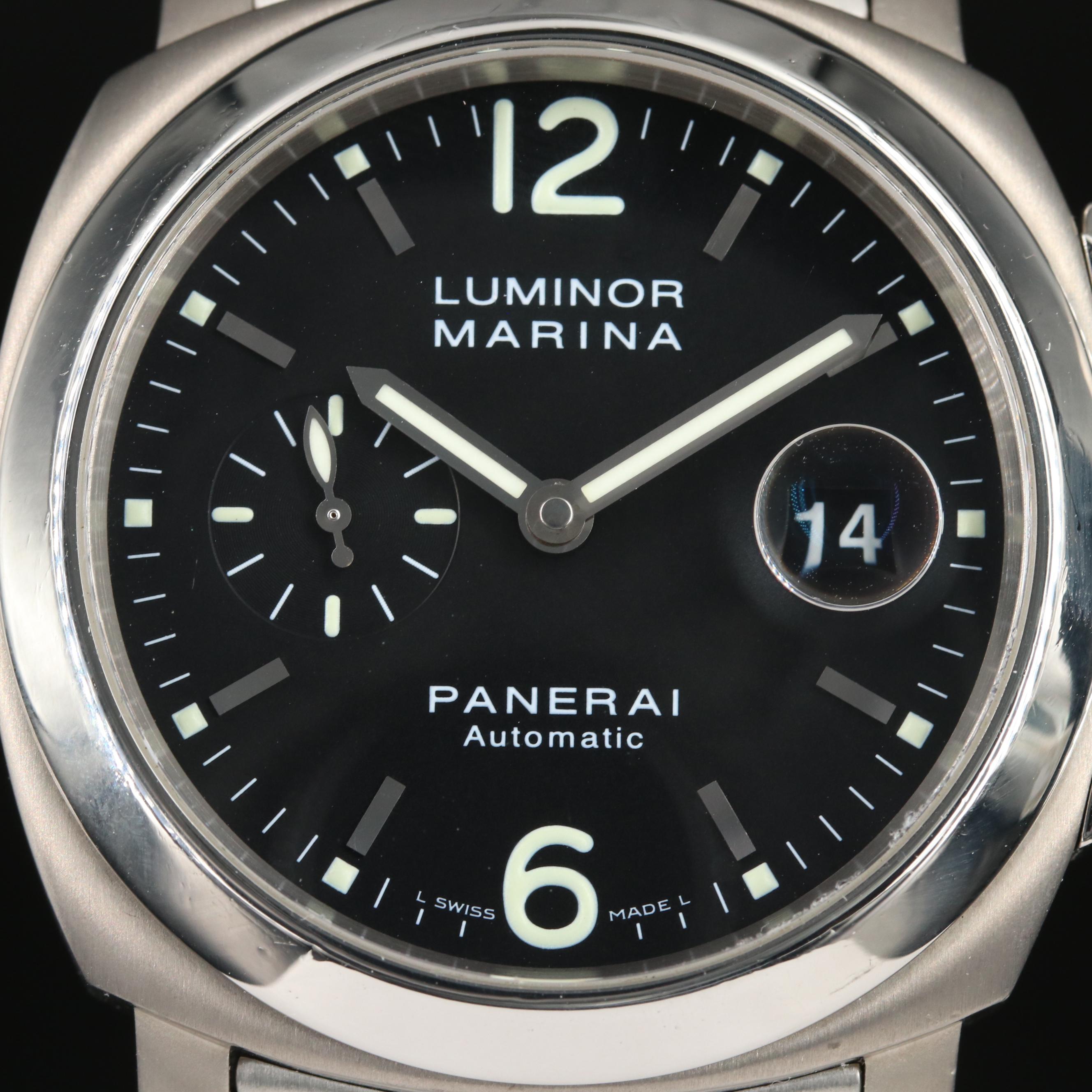 Panerai Luminor Marina Titanium 44MM on Bracelet Automatic Watch