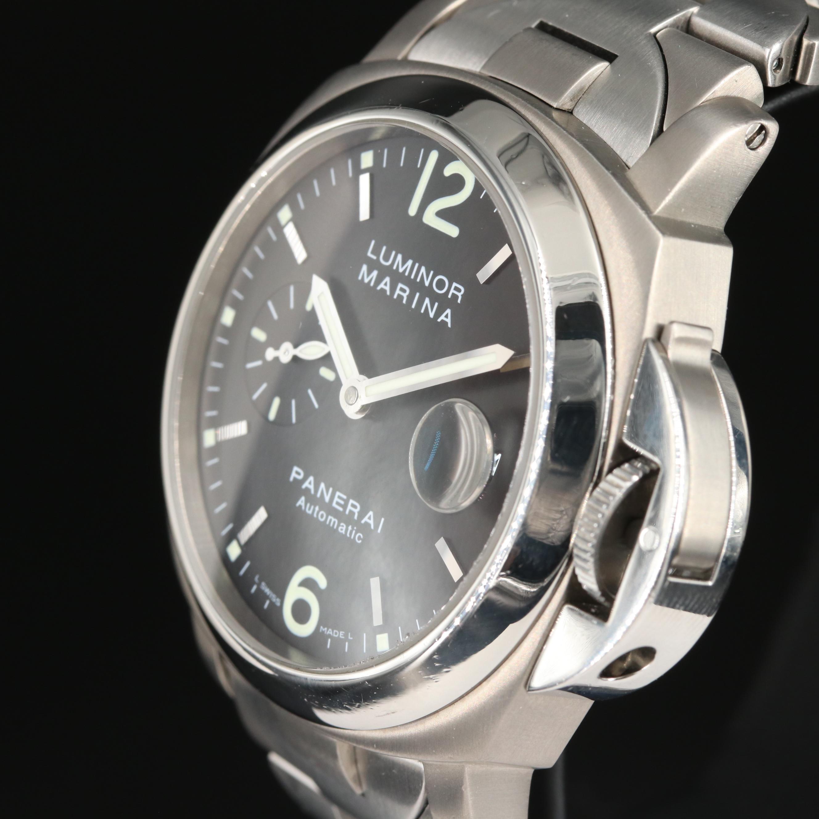 Panerai Luminor Marina Titanium 44MM on Bracelet Automatic Watch