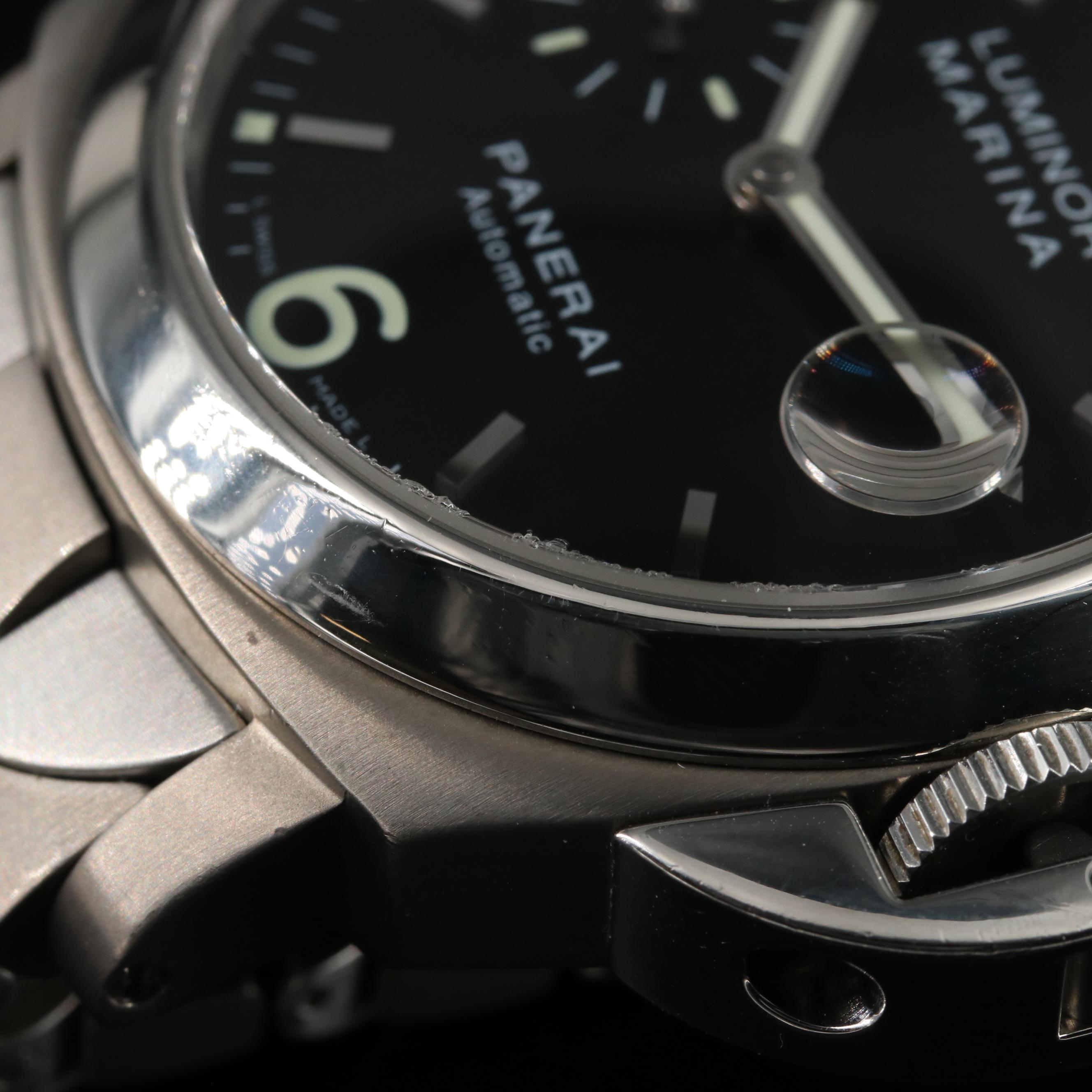 Panerai Luminor Marina Titanium 44MM on Bracelet Automatic Watch