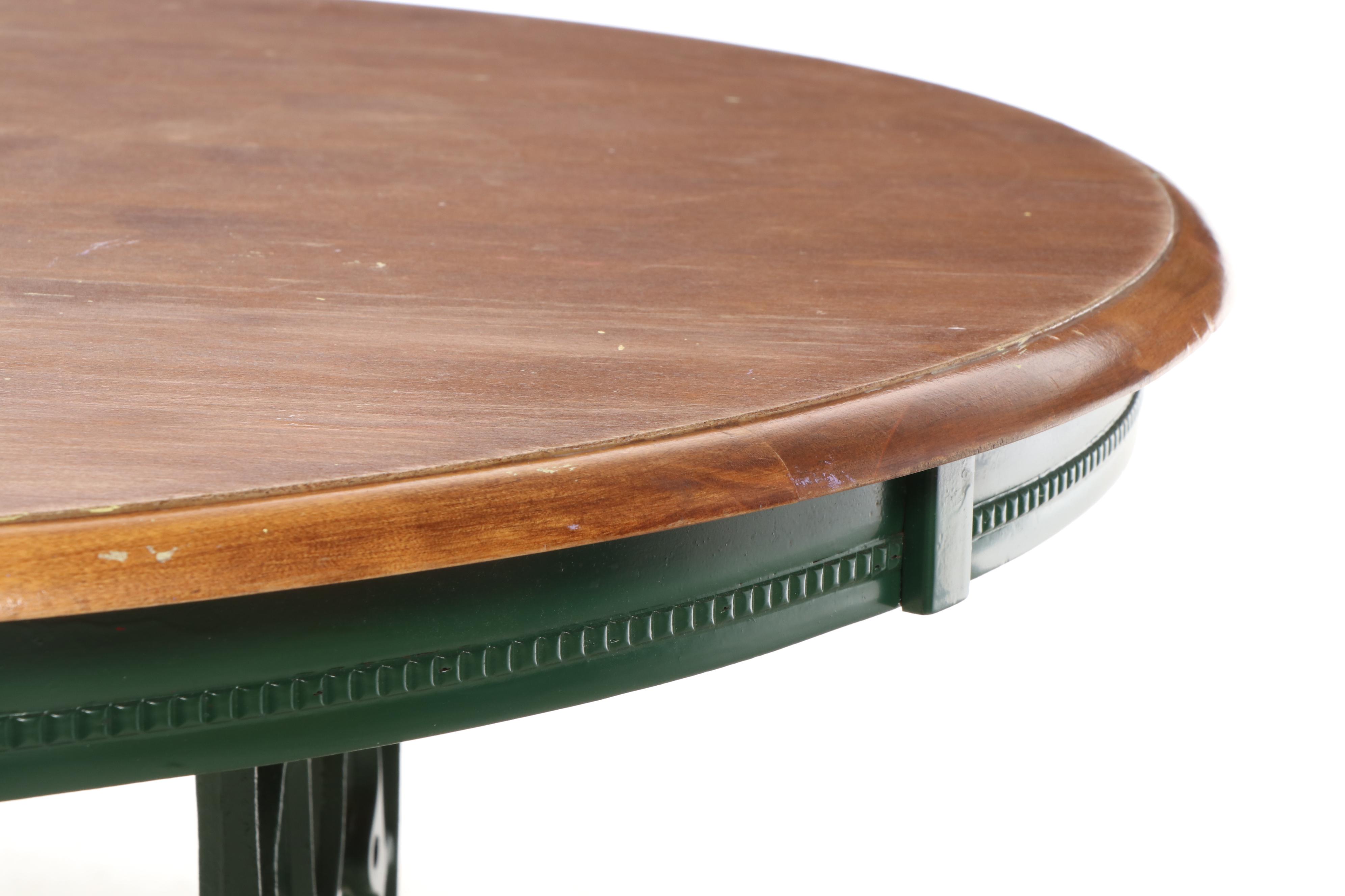 Singer Iron Treadle Sewing Machine Base Dining Table