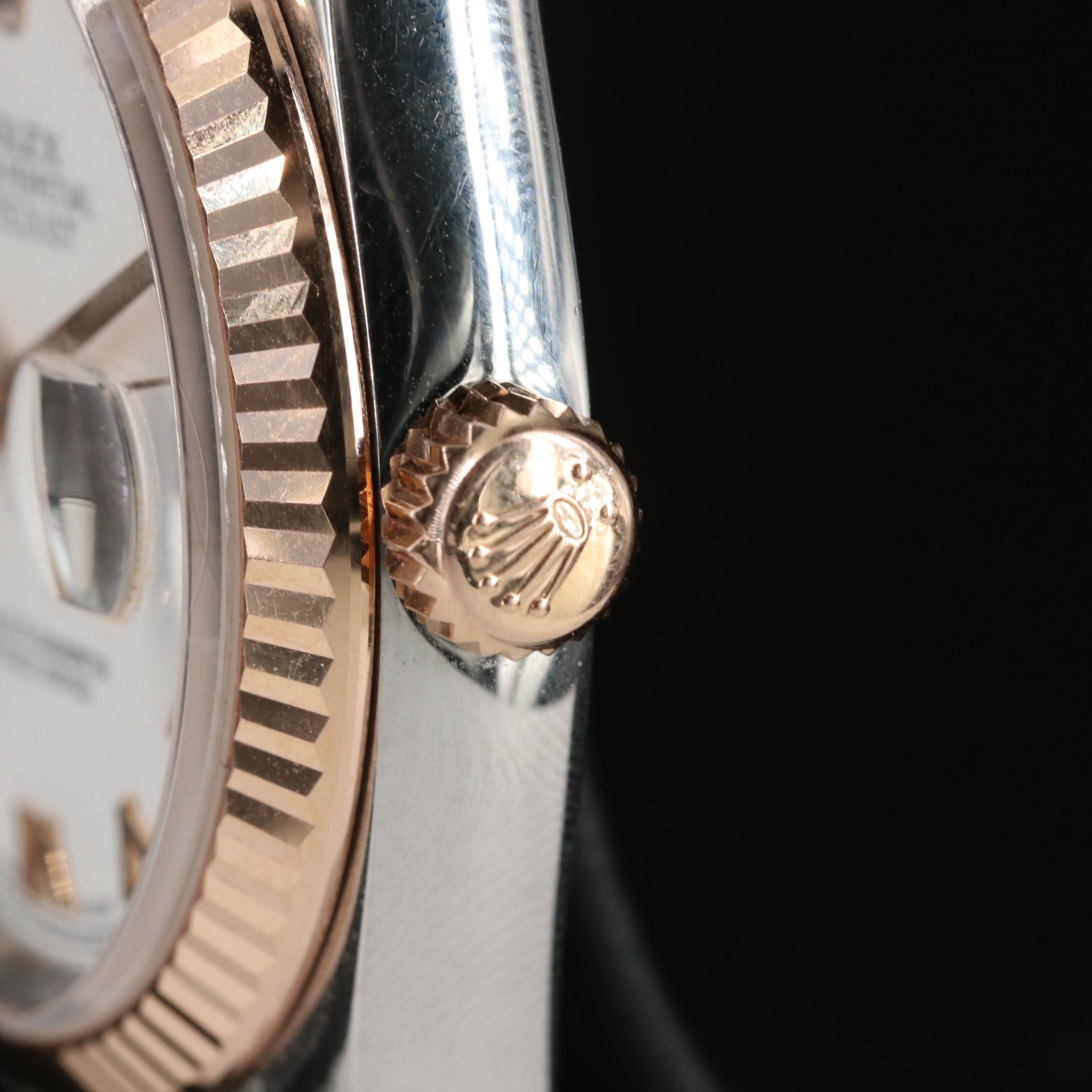 18K and Steelinox Two-Tone Rolex Oyster Perpetual Datejust Watch