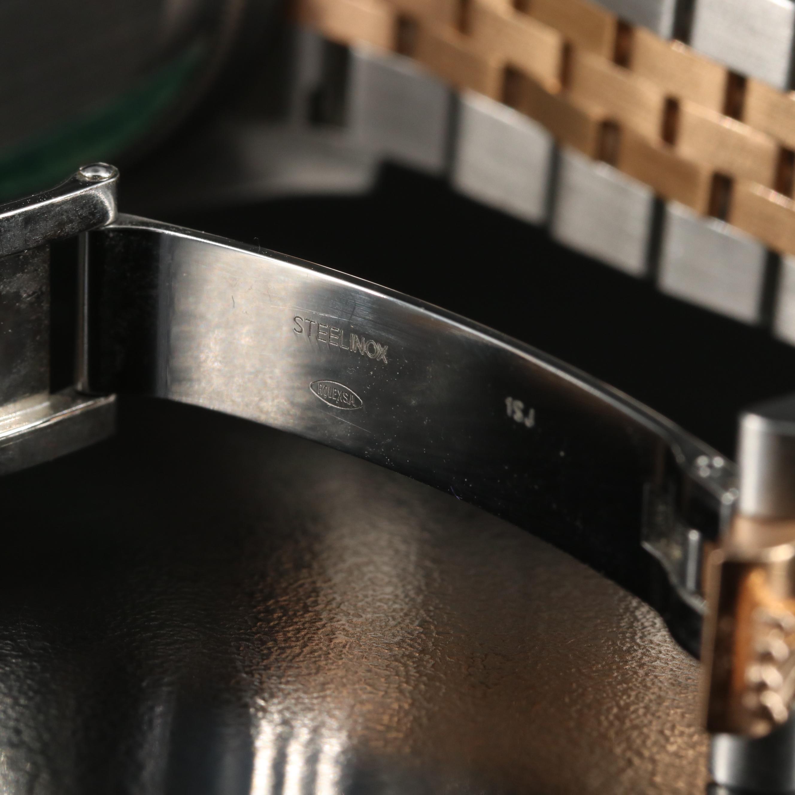 18K and Steelinox Two-Tone Rolex Oyster Perpetual Datejust Watch