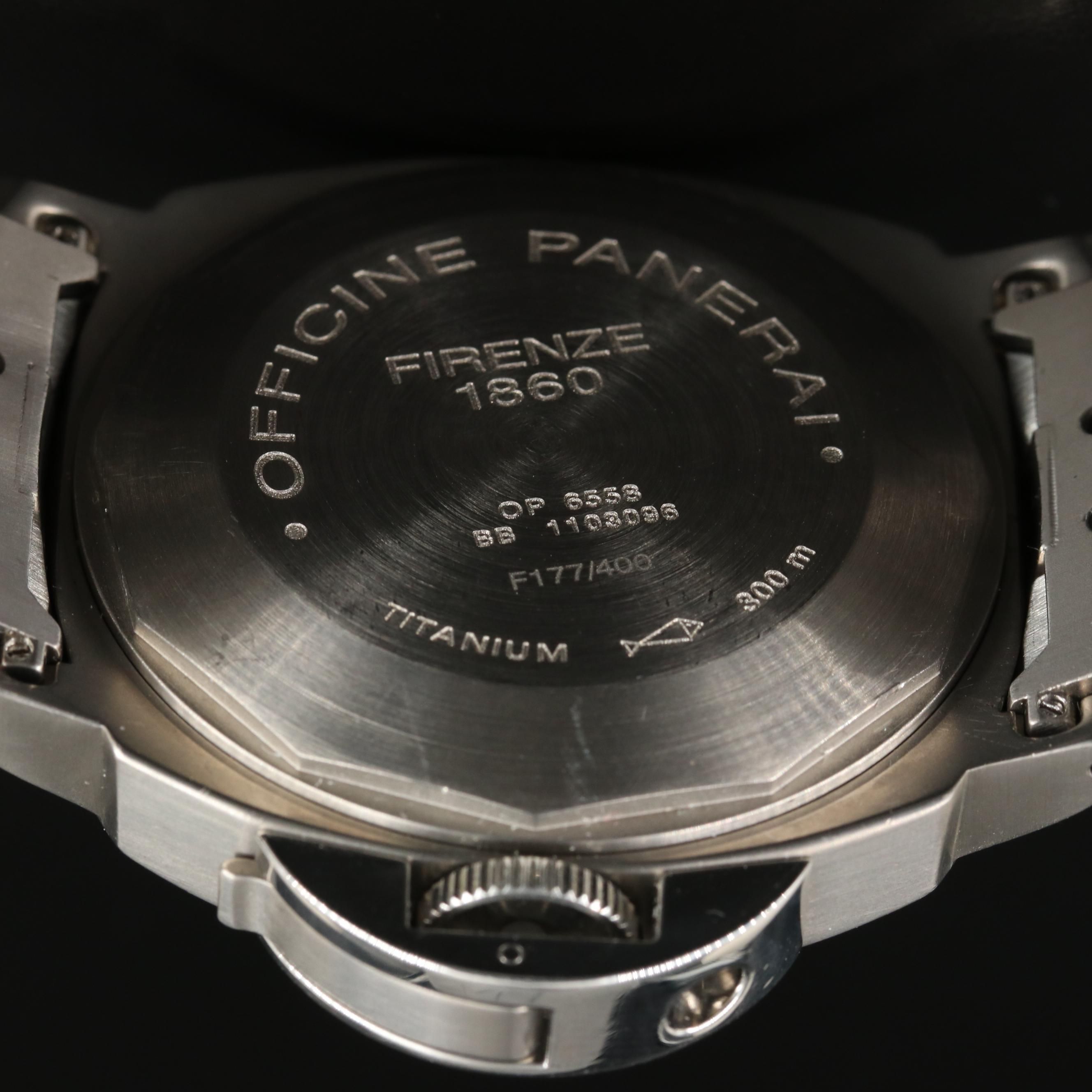 Panerai Luminor Marina Titanium 44MM on Bracelet Automatic Watch