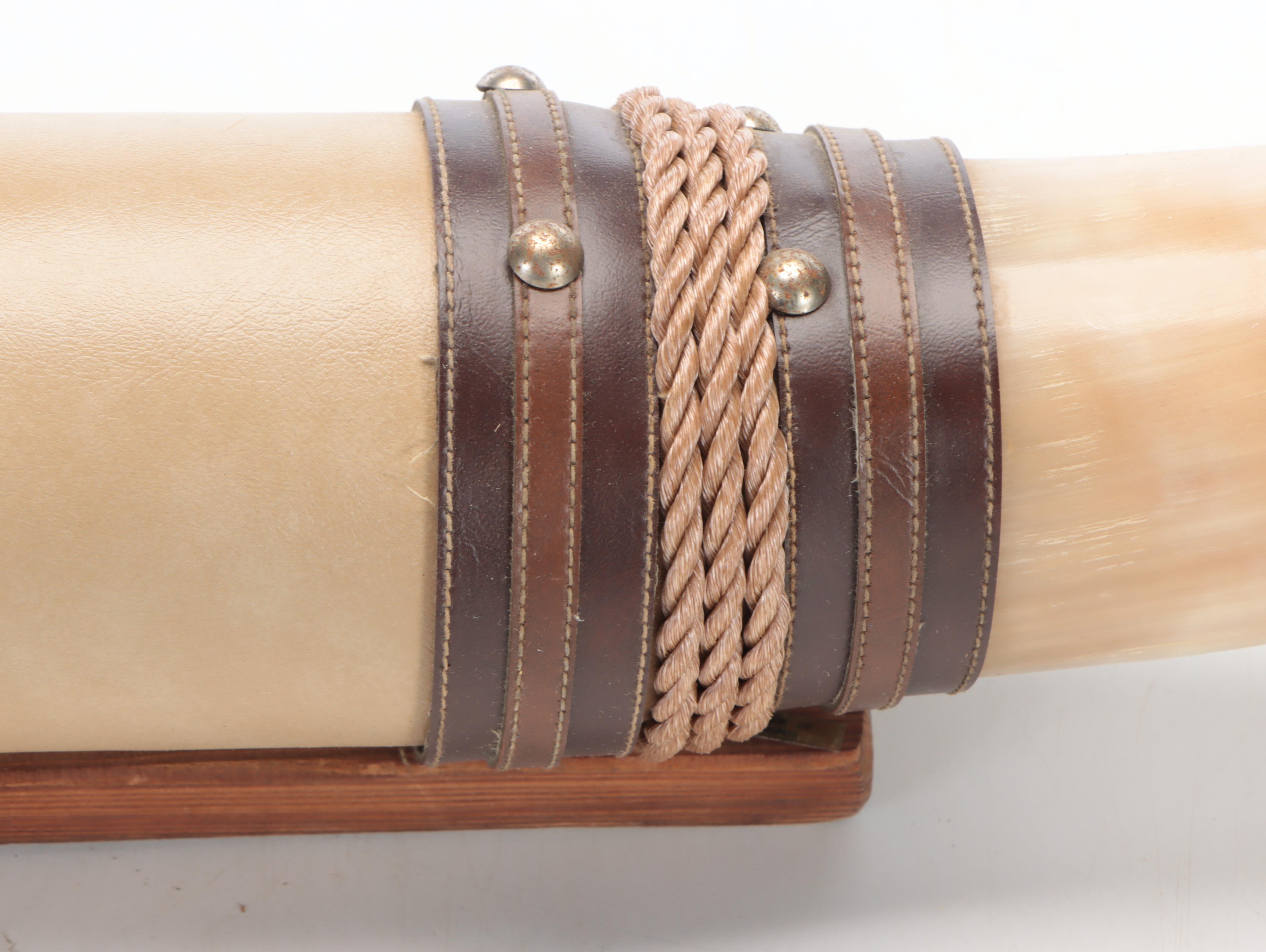 Western Style Wall Mounted Long Horns, Mid to Late 20th Century