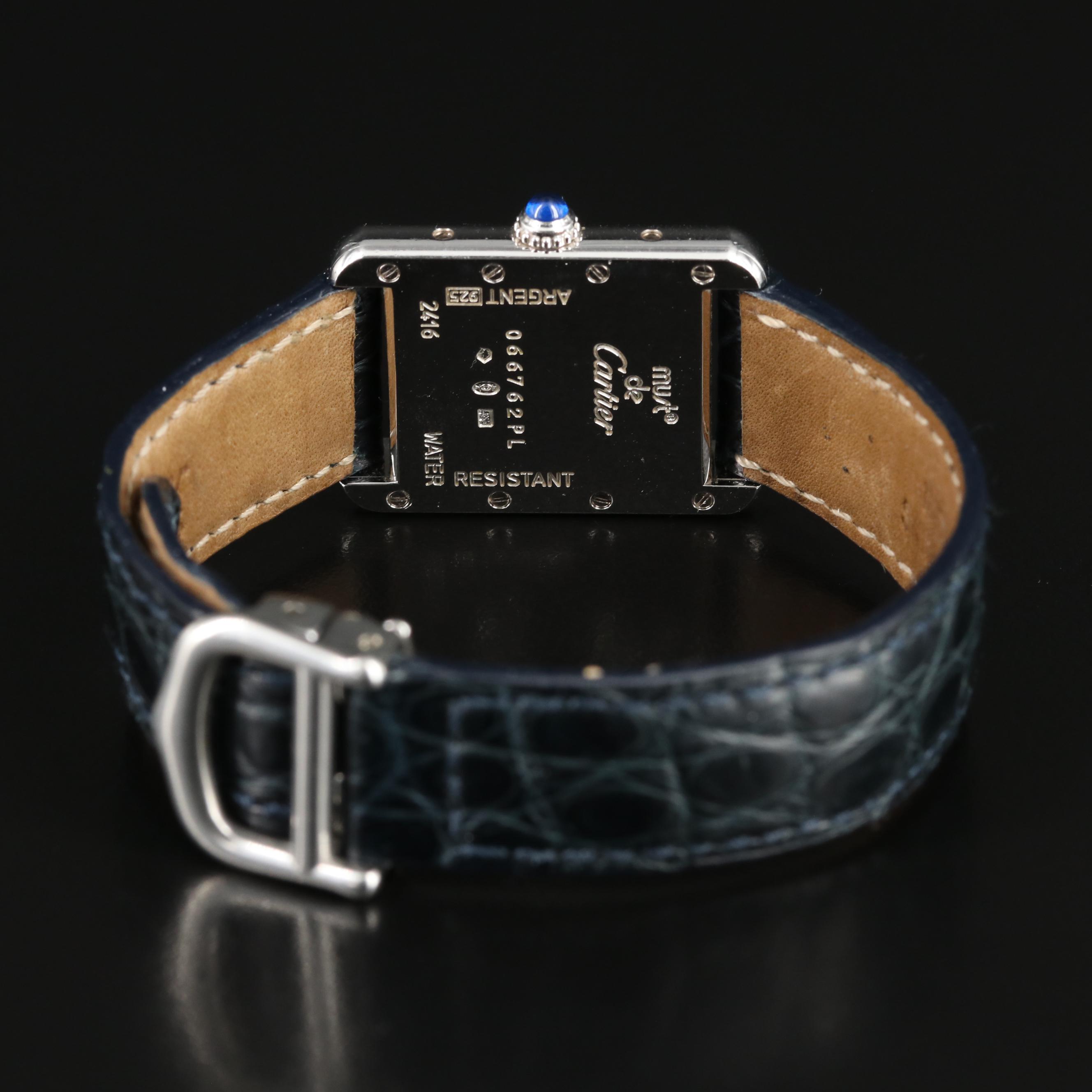 Cartier Must de Cartier Sterling Tank Quartz Watch