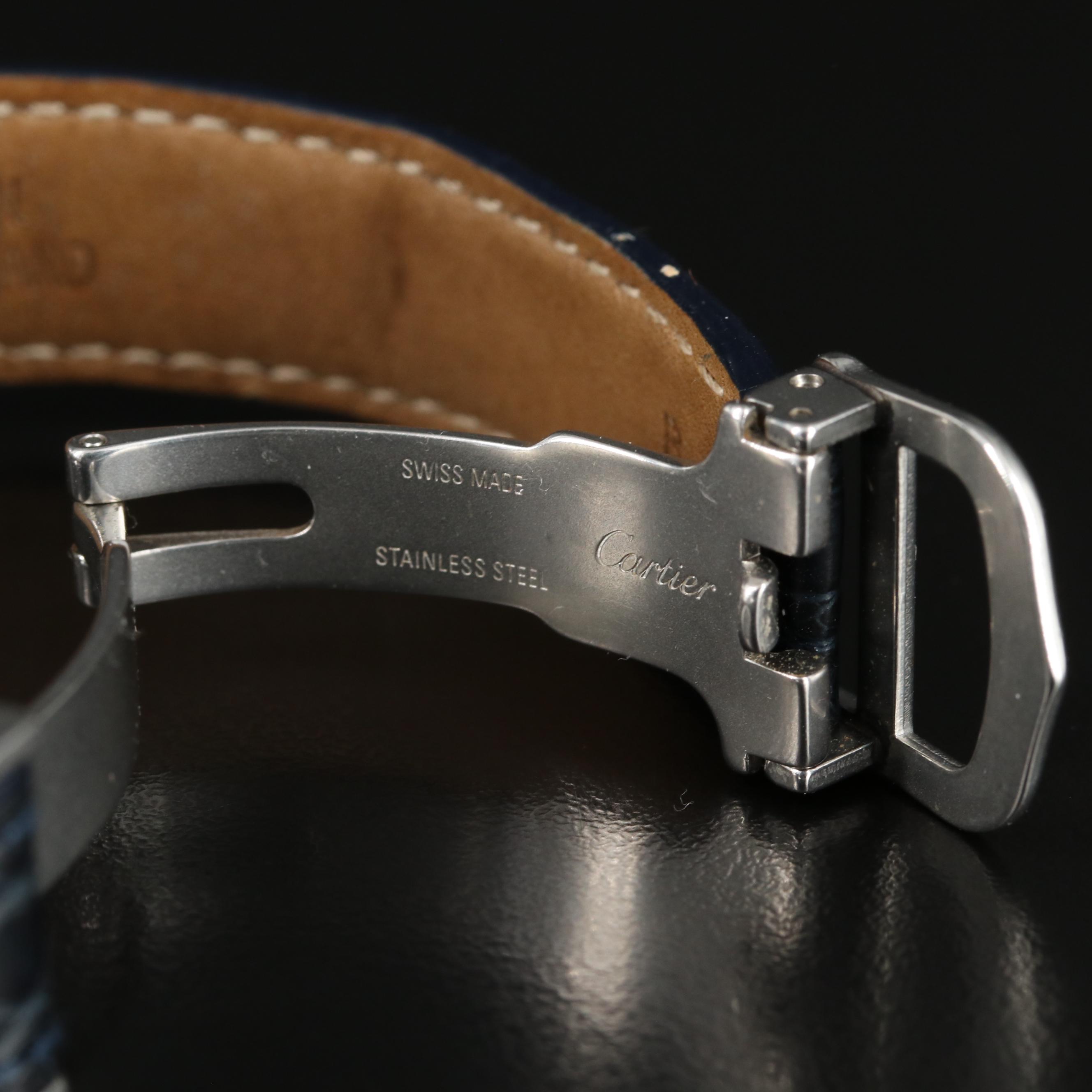 Cartier Must de Cartier Sterling Tank Quartz Watch