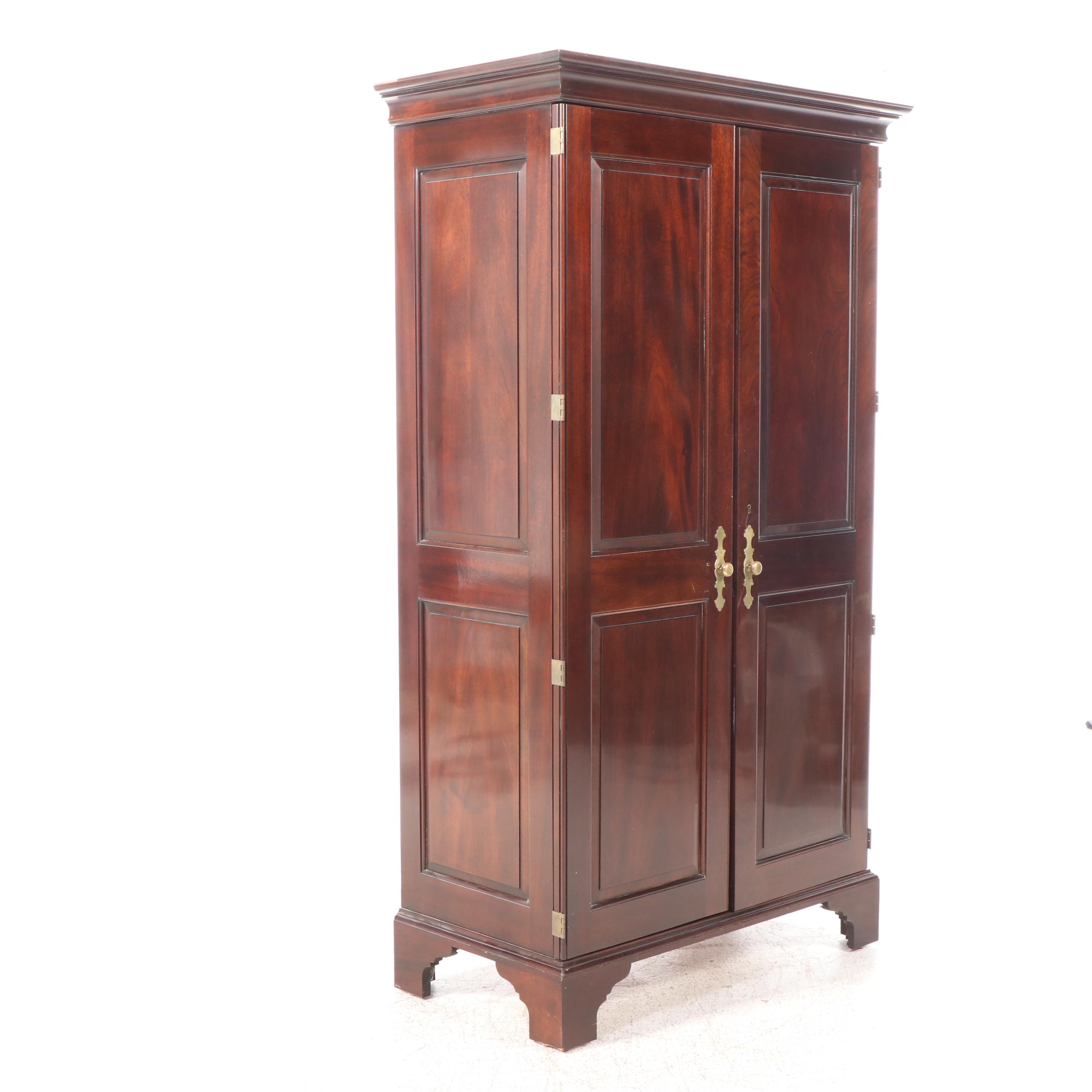 Stickley Chippendale Style Mahogany Wardrobe