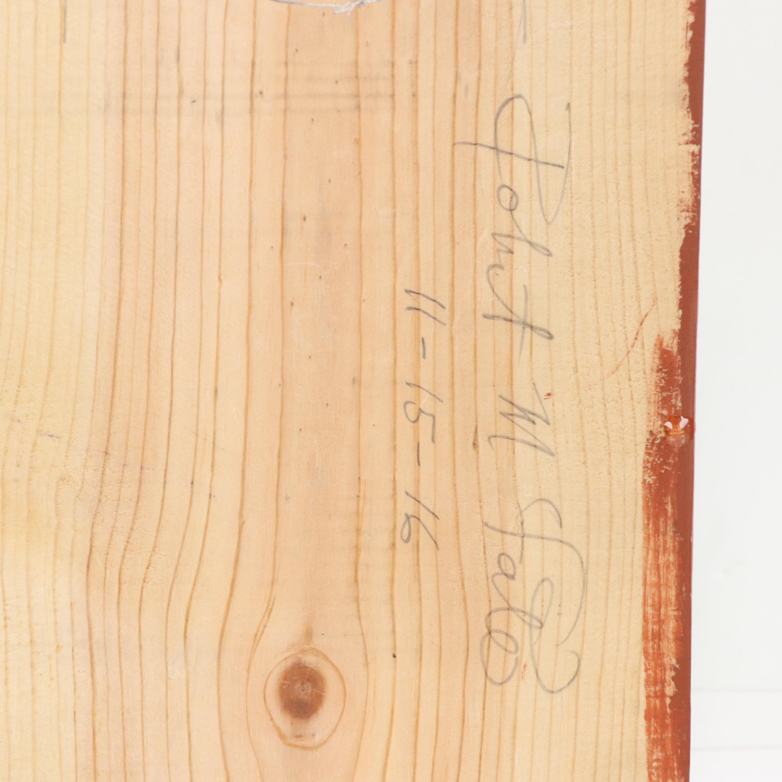 Robert McFate Mixed Media Painting of Vincent Van Gogh, 2016