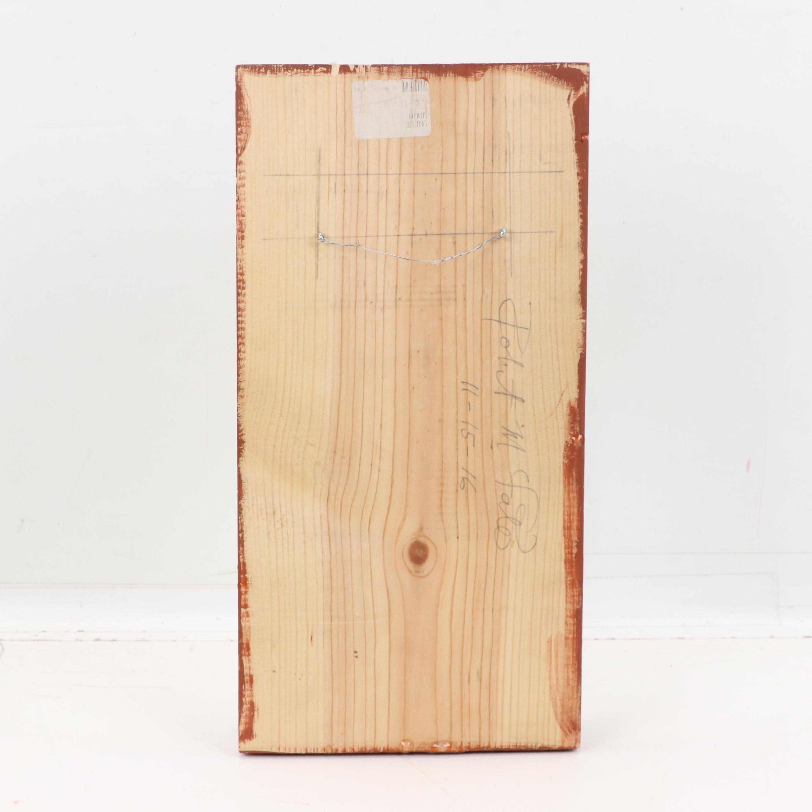 Robert McFate Mixed Media Painting of Vincent Van Gogh, 2016