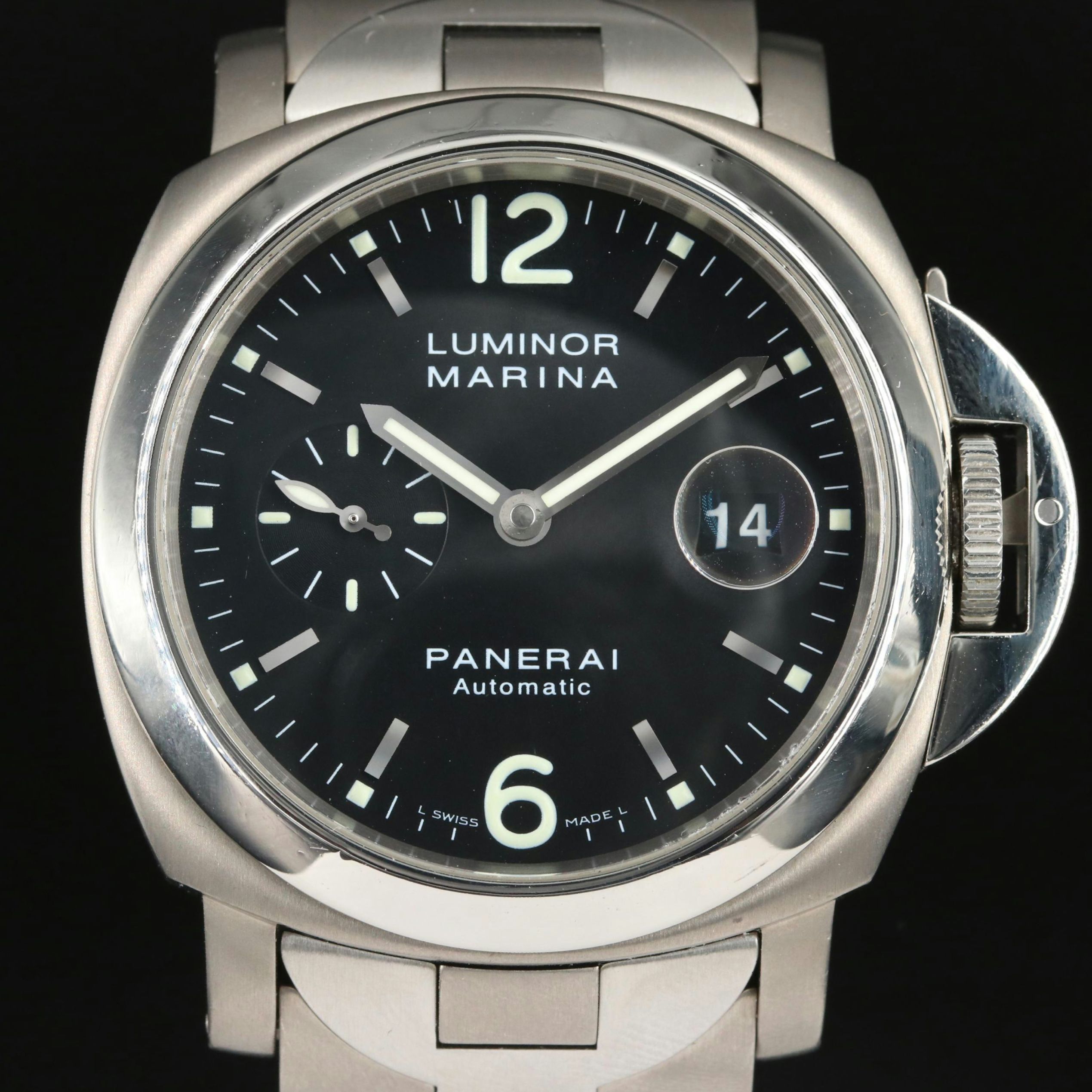 Panerai Luminor Marina Titanium 44MM on Bracelet Automatic Watch