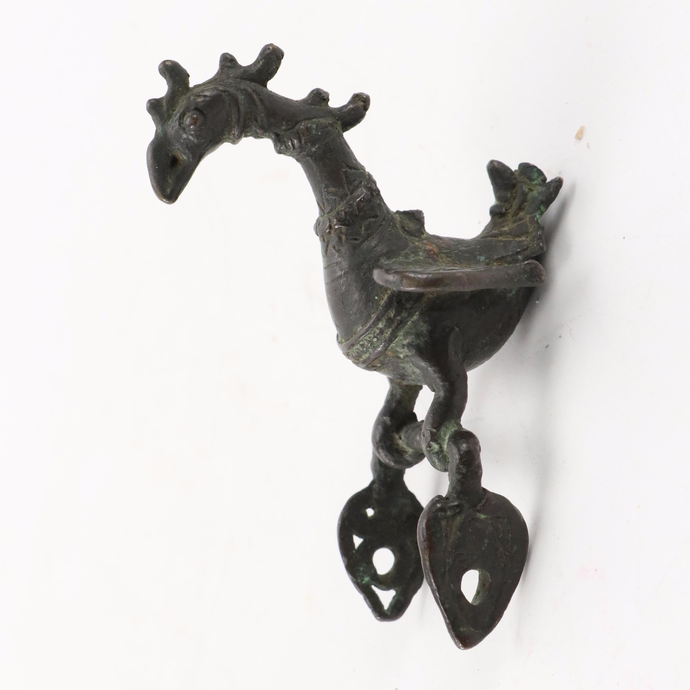Indian "Temple Toy" Copper-Alloy Bird Figure