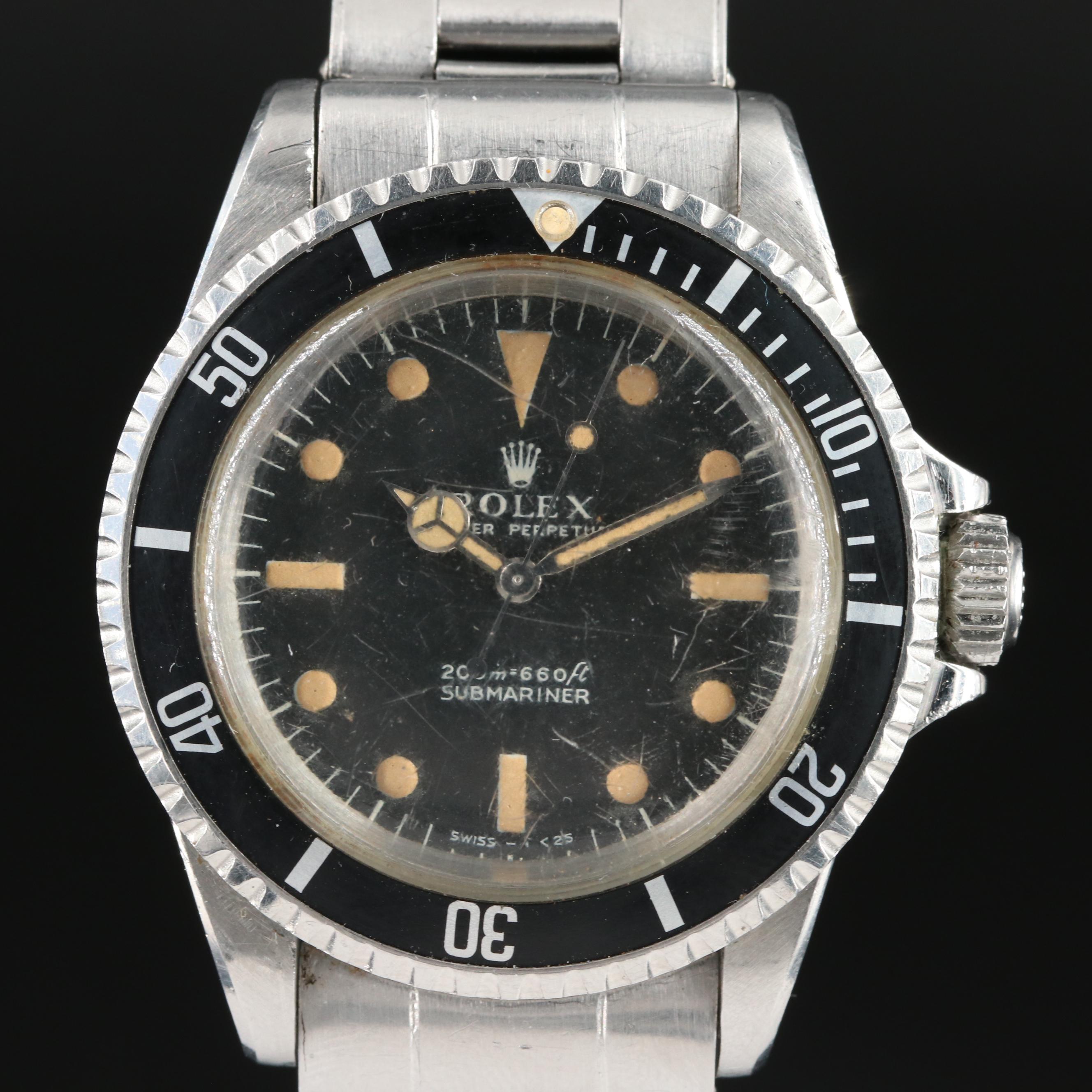 1961 Rolex Submariner Automatic Watch