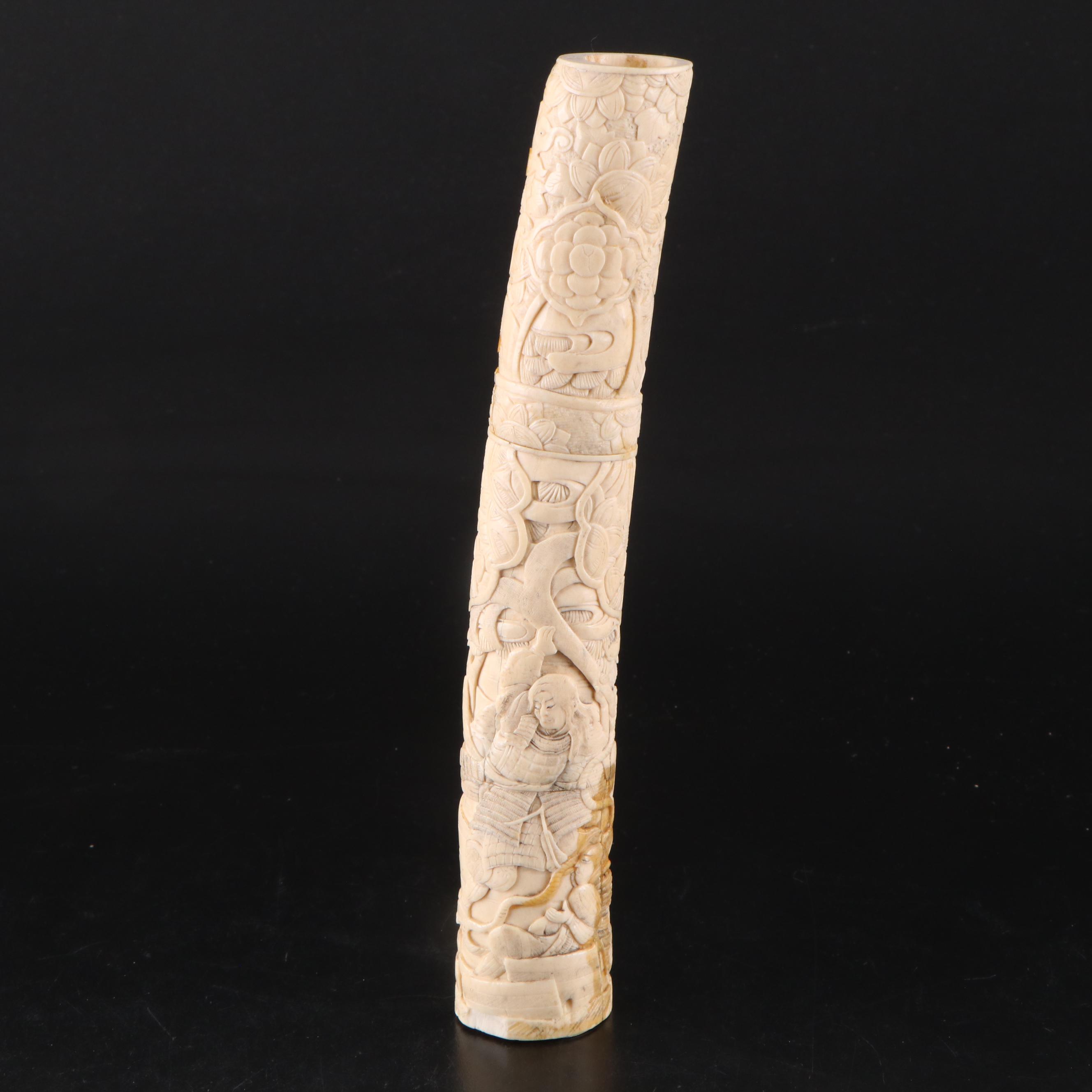 Japanese Carved Bone Sculptures