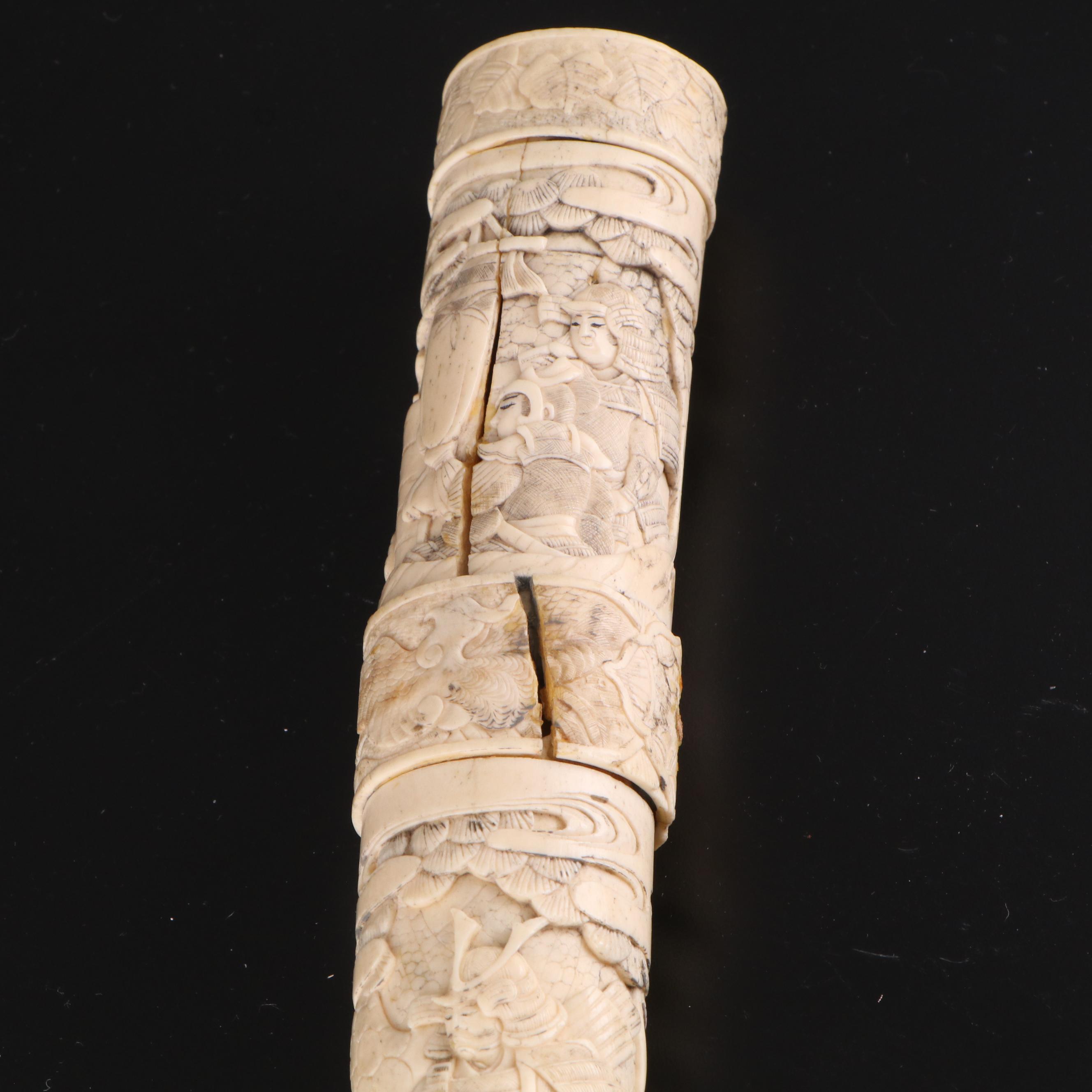 Japanese Carved Bone Sculptures