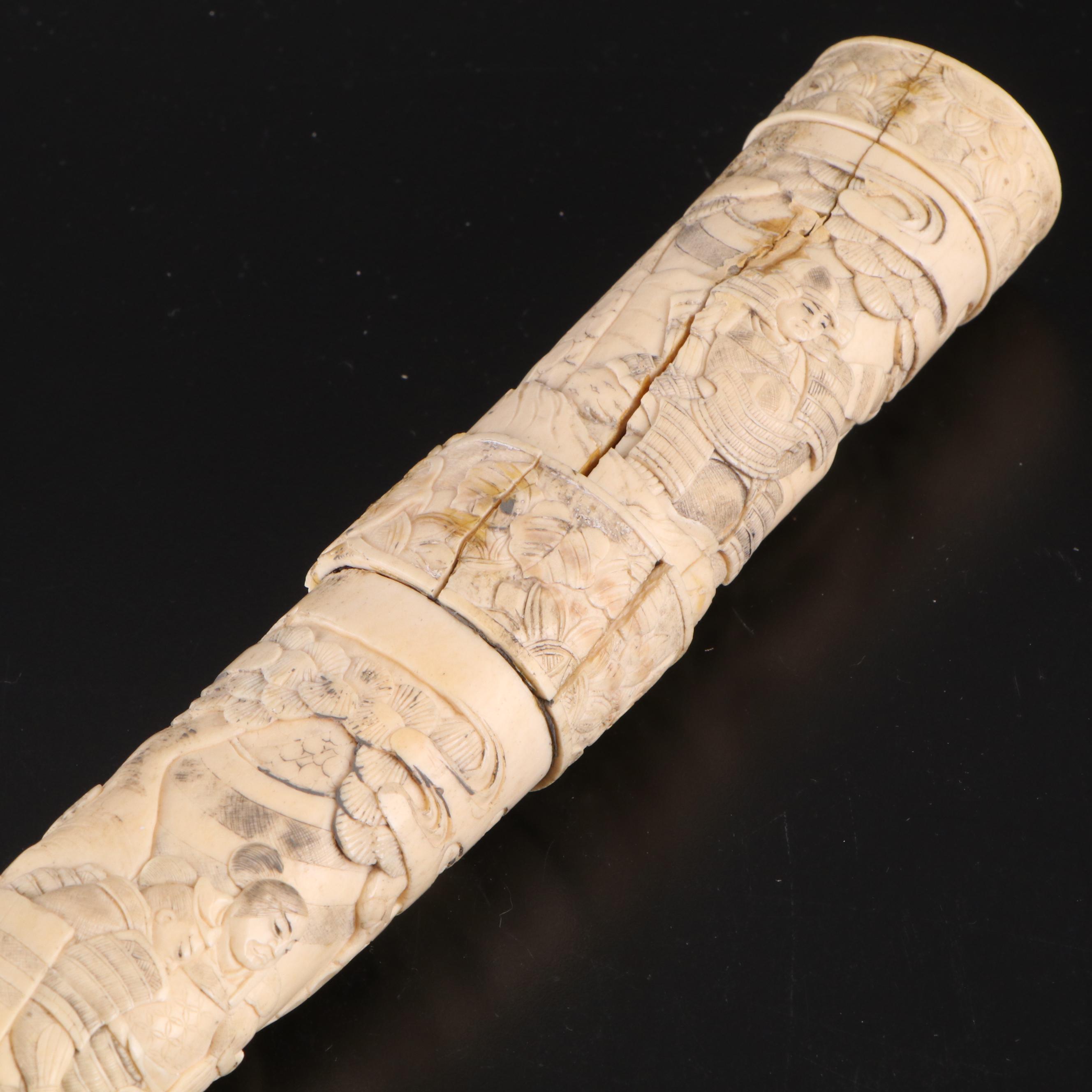 Japanese Carved Bone Sculptures