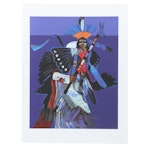 John Nieto Serigraph "Traditional Dancer," 1996