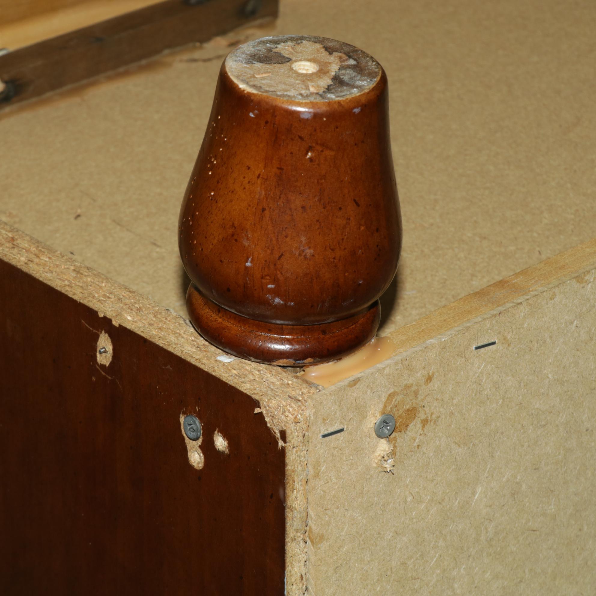 Neoclassical Style Two-Piece Buffet with Foliate Detail