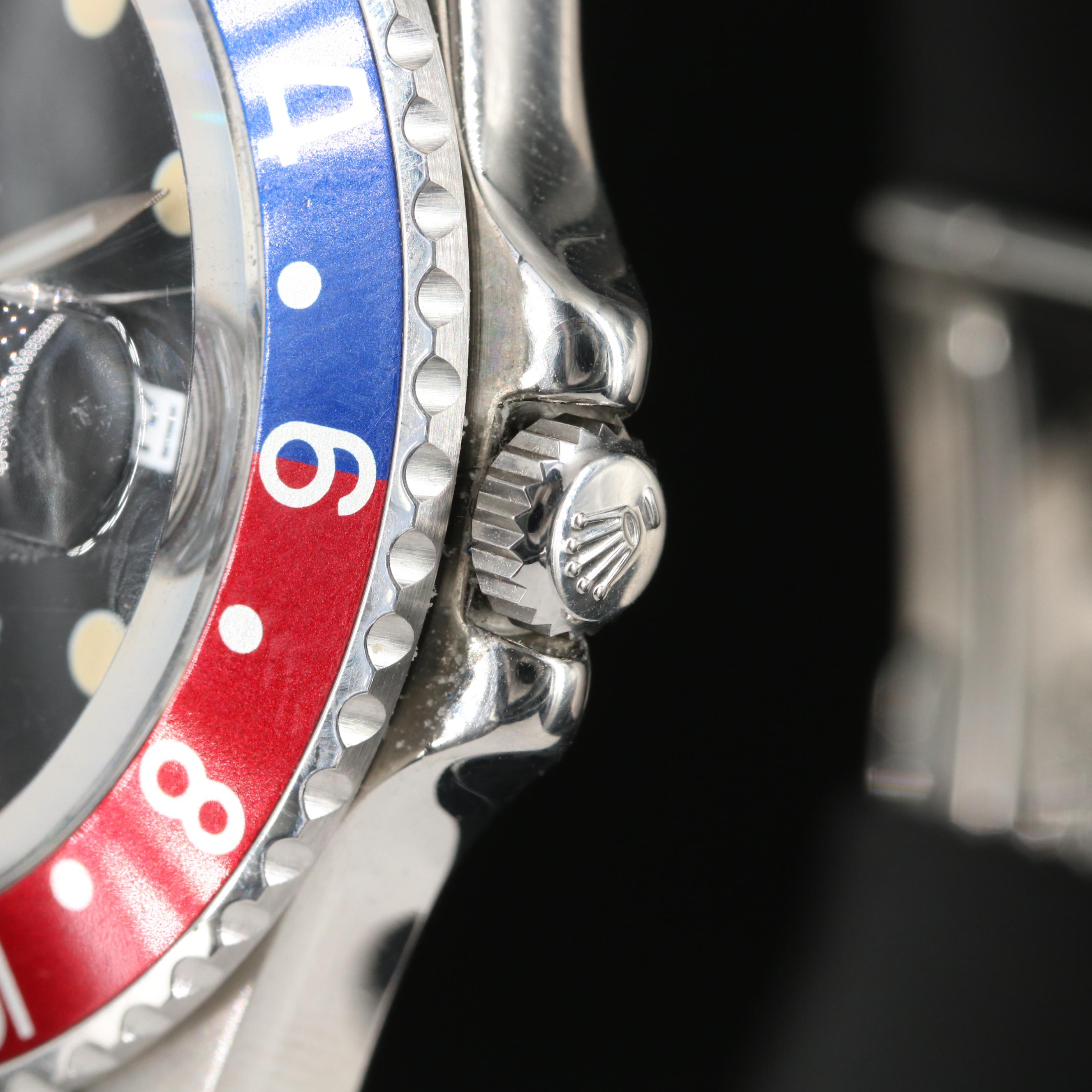 1965 Rolex GMT-Master "Pepsi" Bezel Stainless Steel Automatic Watch