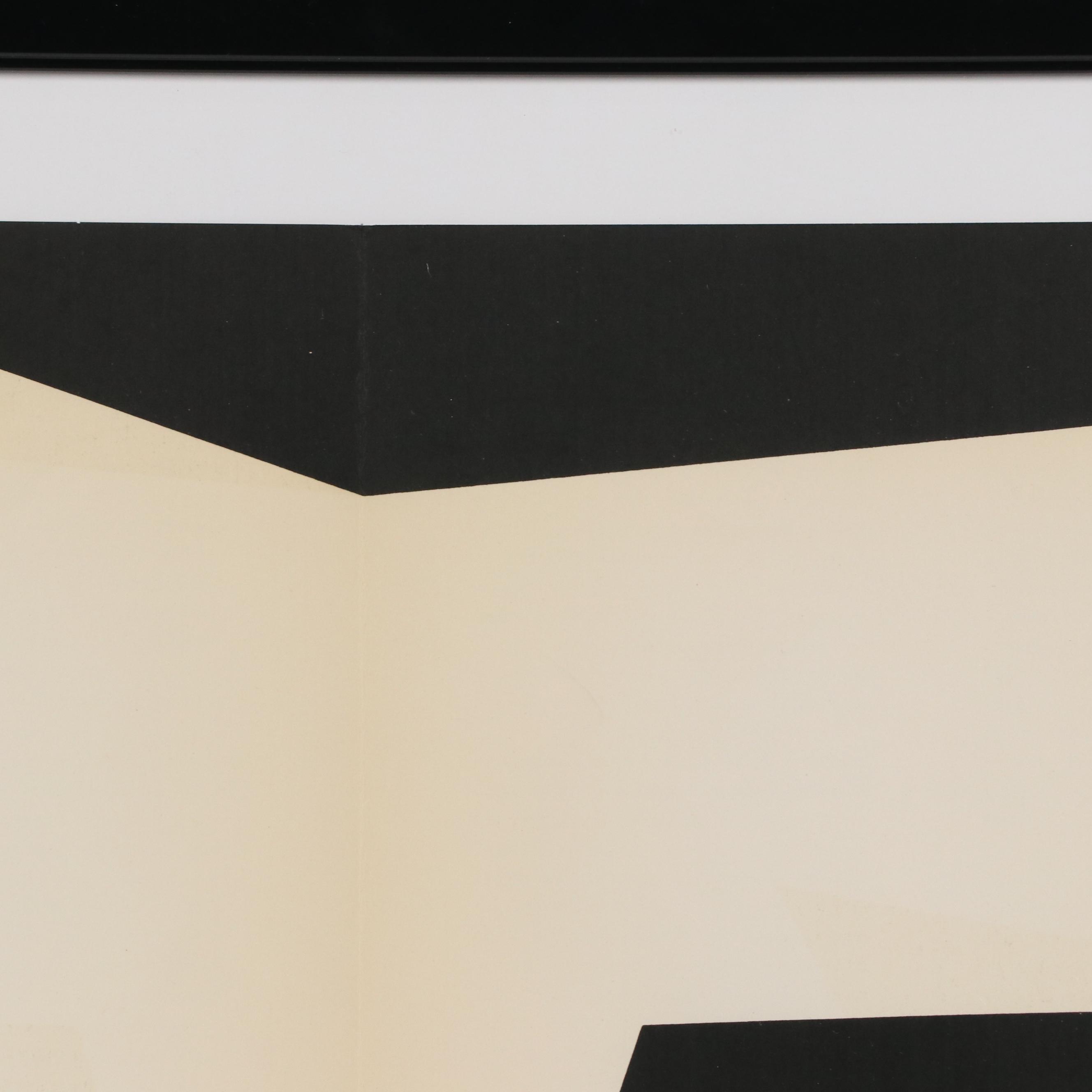 Ellsworth Kelly Double-Page Lithograph for "Derrière le Miroir," 1958