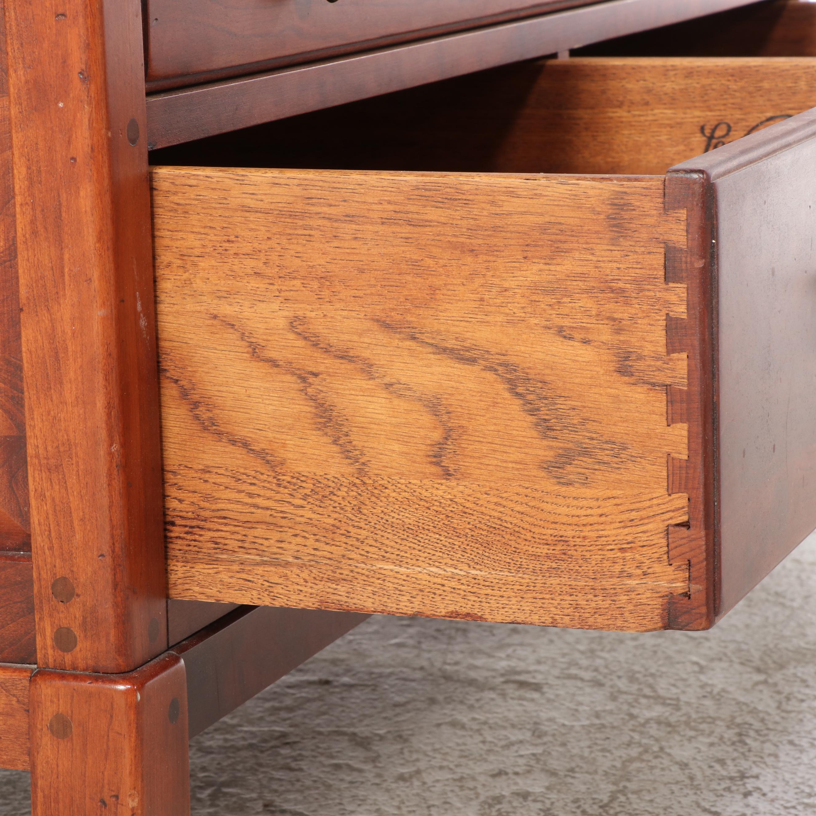 Lexington Furniture Cherrywood and Glass Display Coffee Table