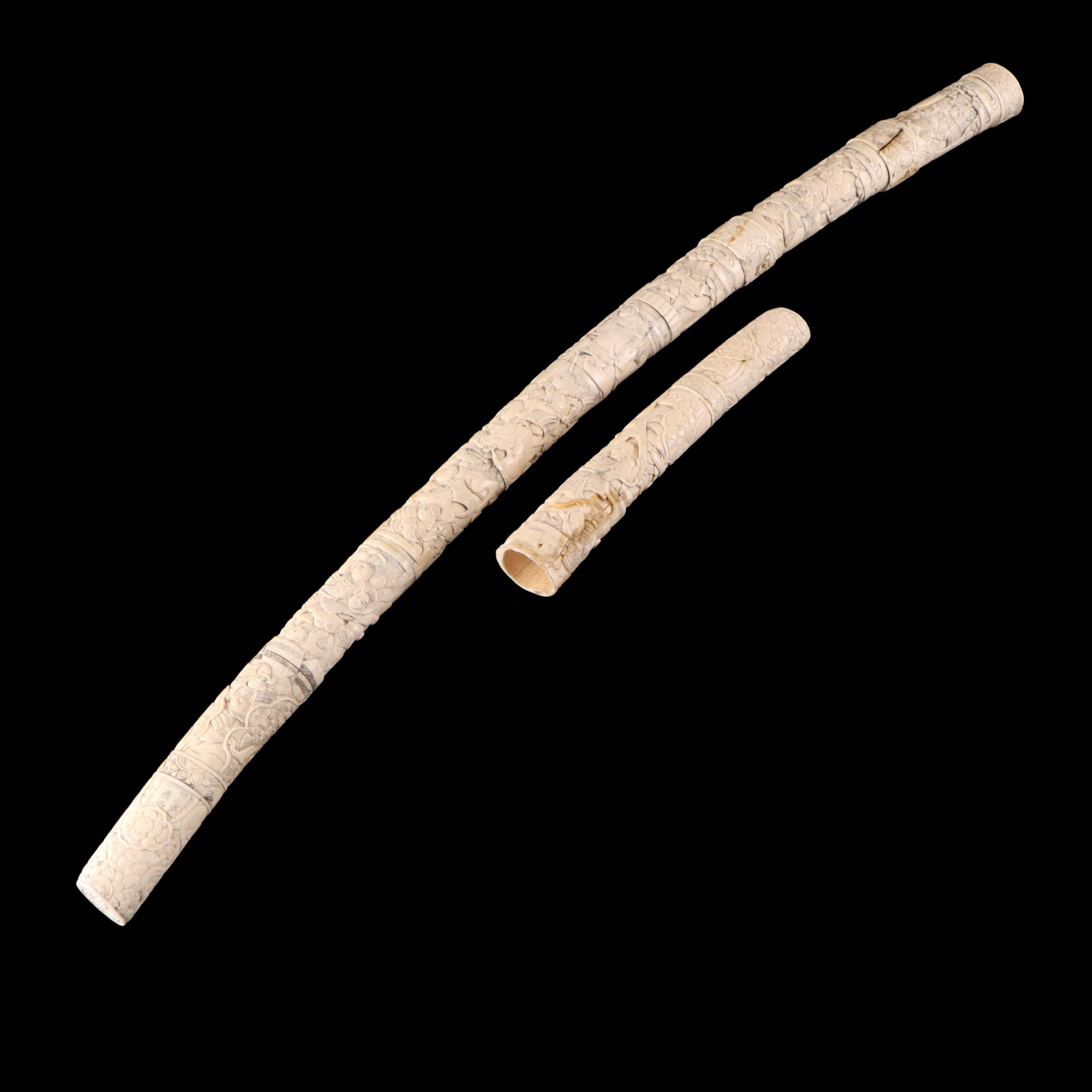 Japanese Carved Bone Sculptures