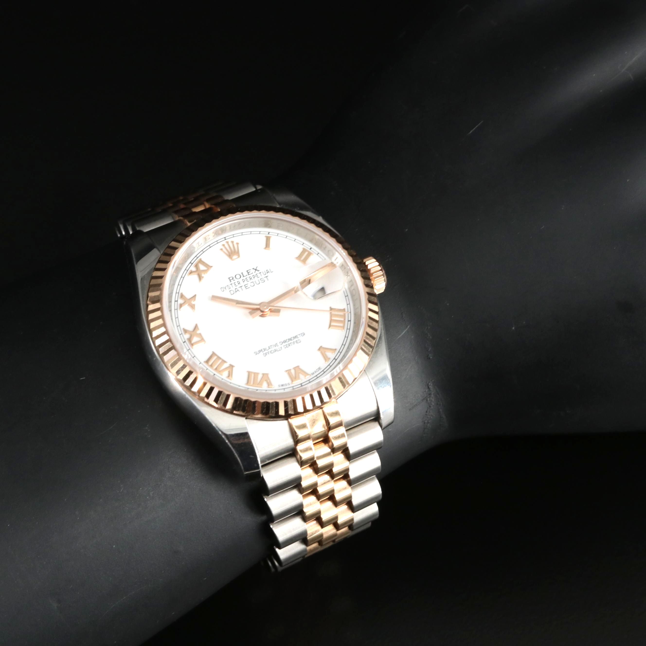 18K and Steelinox Two-Tone Rolex Oyster Perpetual Datejust Watch