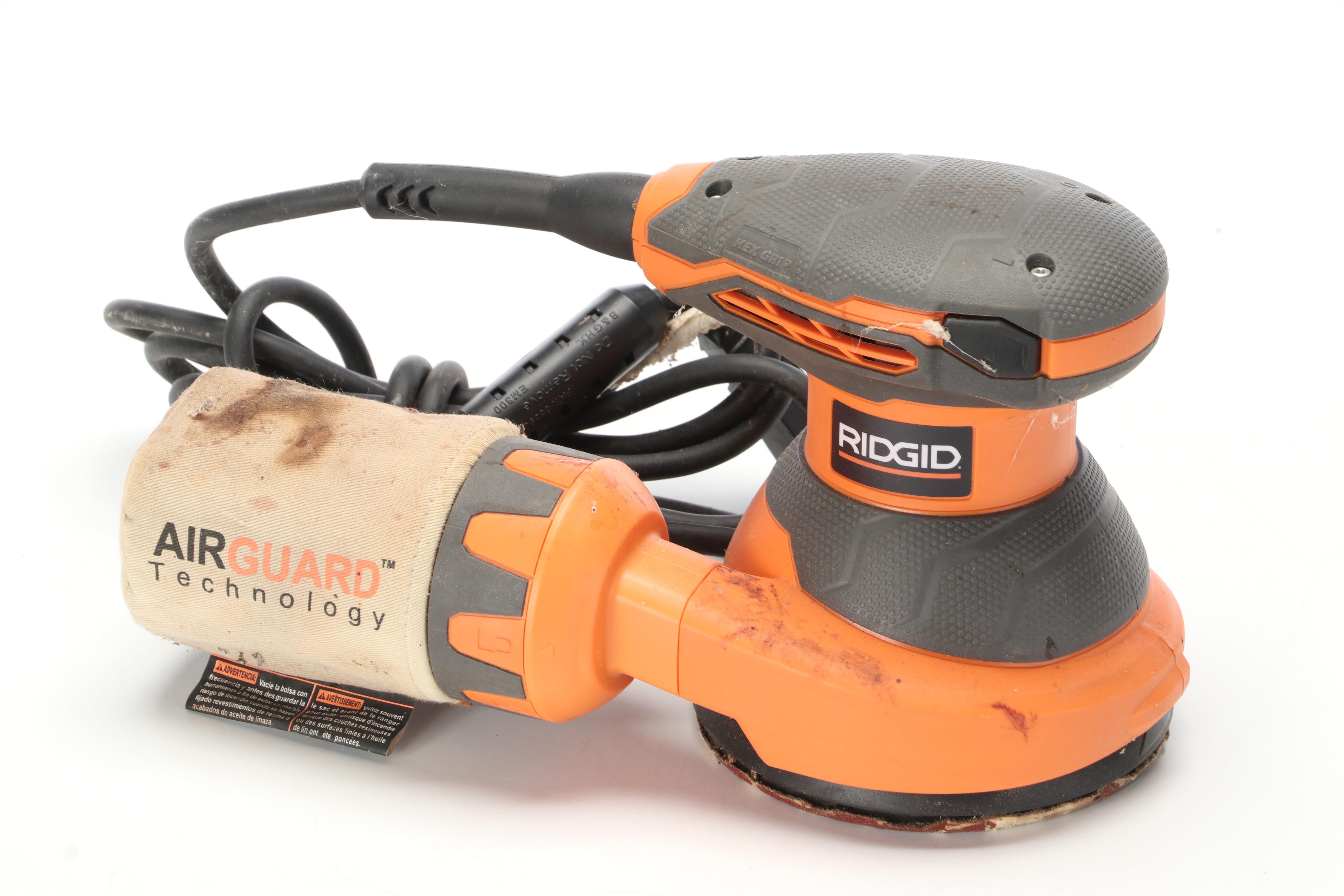 RIDGID Orbital Sander, Makita Electric Drill, HyperTough Wet/Dry