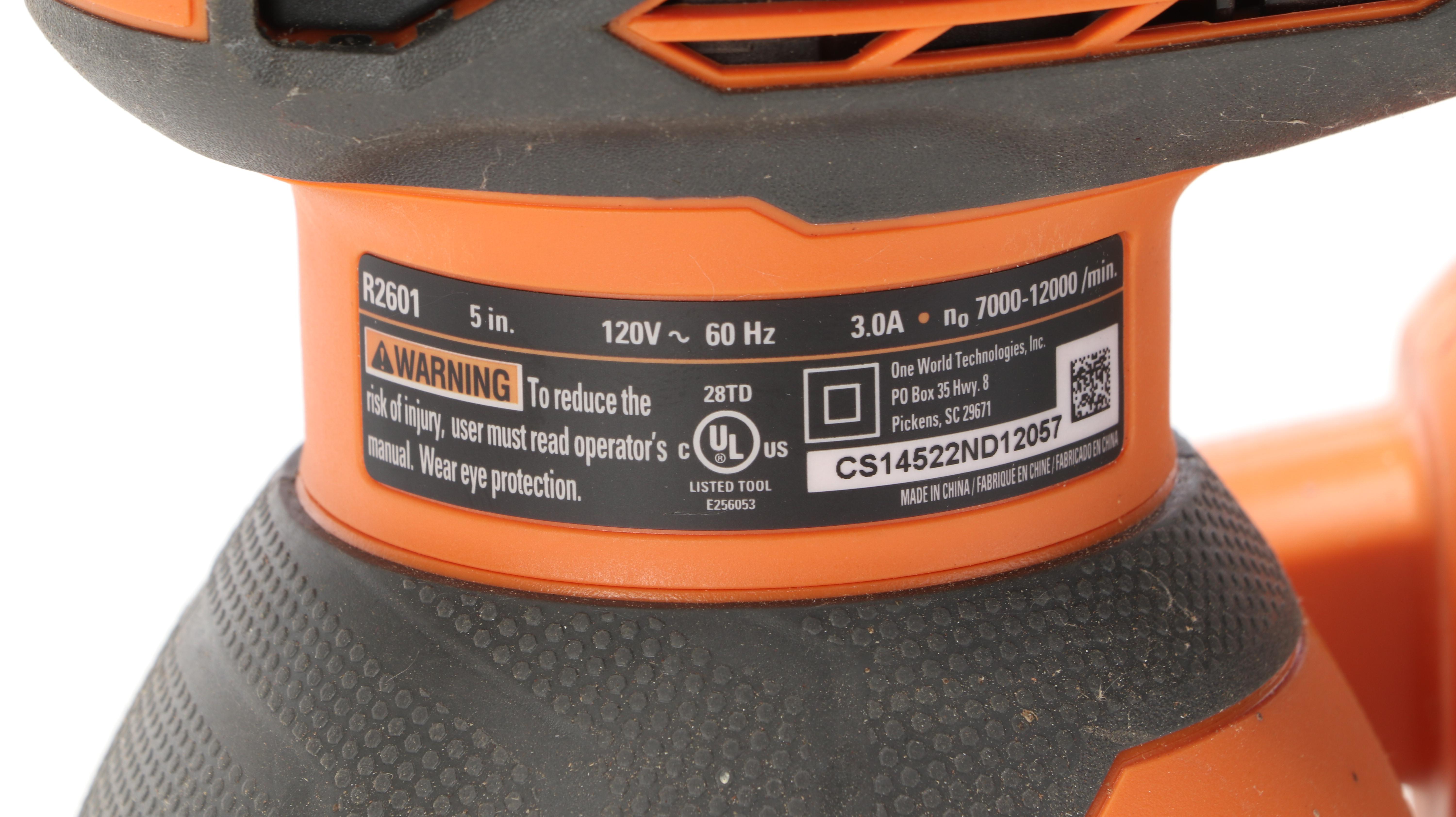 RIDGID Orbital Sander, Makita Electric Drill, Hyper-Tough Wet/Dry Vacuum