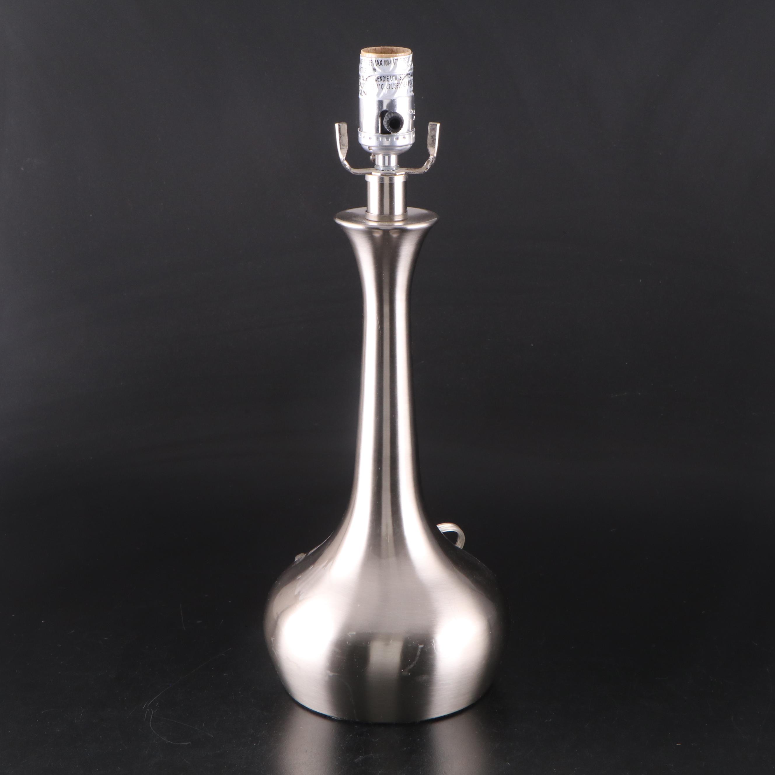 Chrome Ceramic Abstract Centerpiece Bowl with Linens, Lampshades, and More Décor