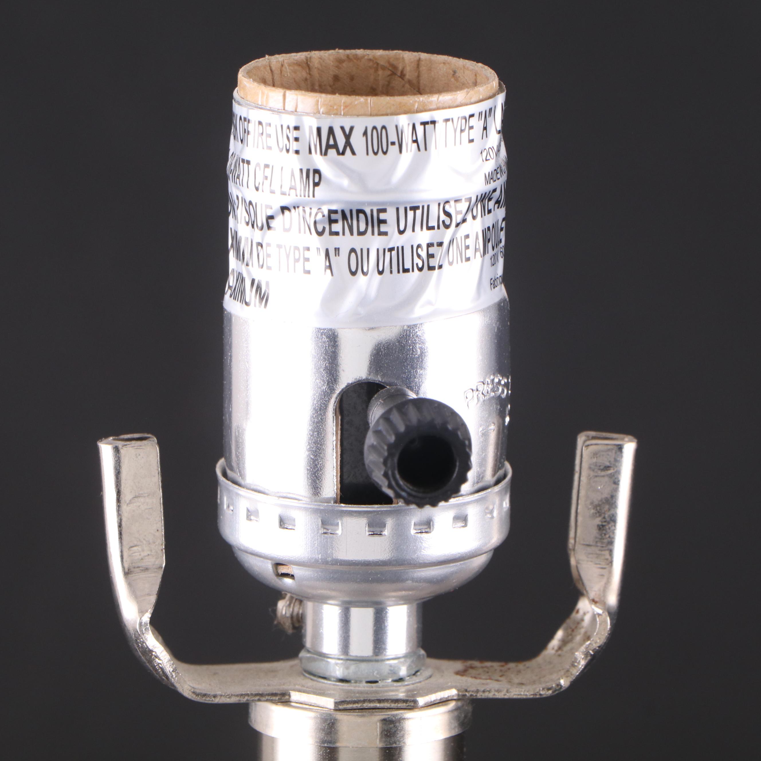 Chrome Ceramic Abstract Centerpiece Bowl with Linens, Lampshades, and More Décor