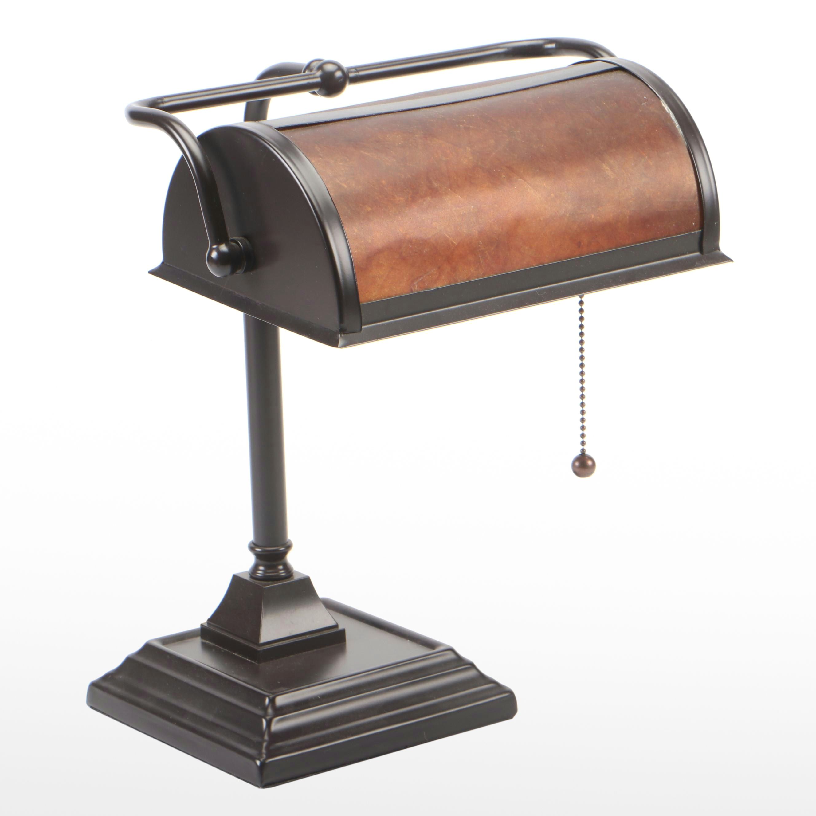 Oil Rubbed Bronze Finish Banker's Style Desk Lamp