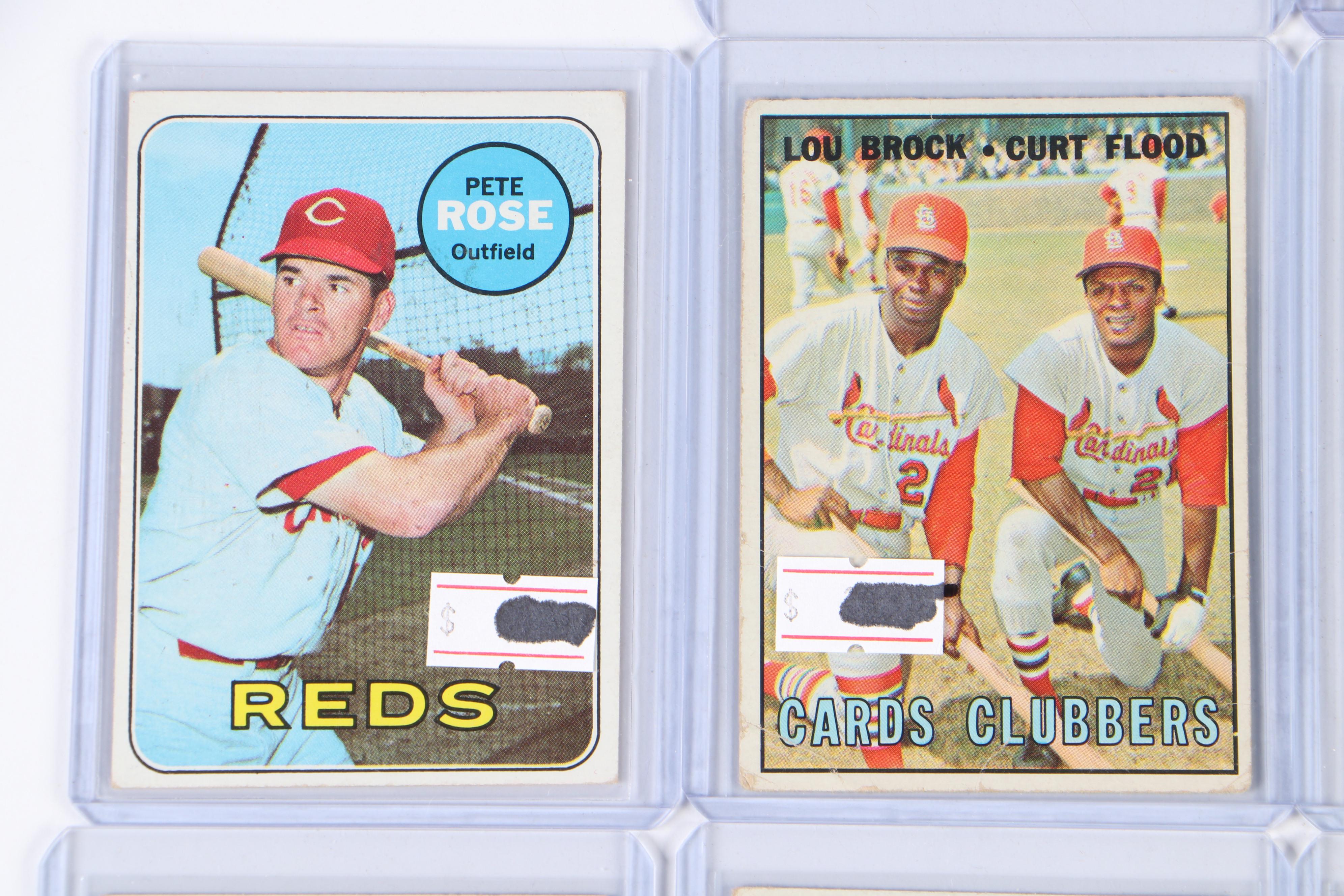 Topps Baseball Cards Featuring Mickey Mantle, Hank Aaron and More, 1950s–1970s
