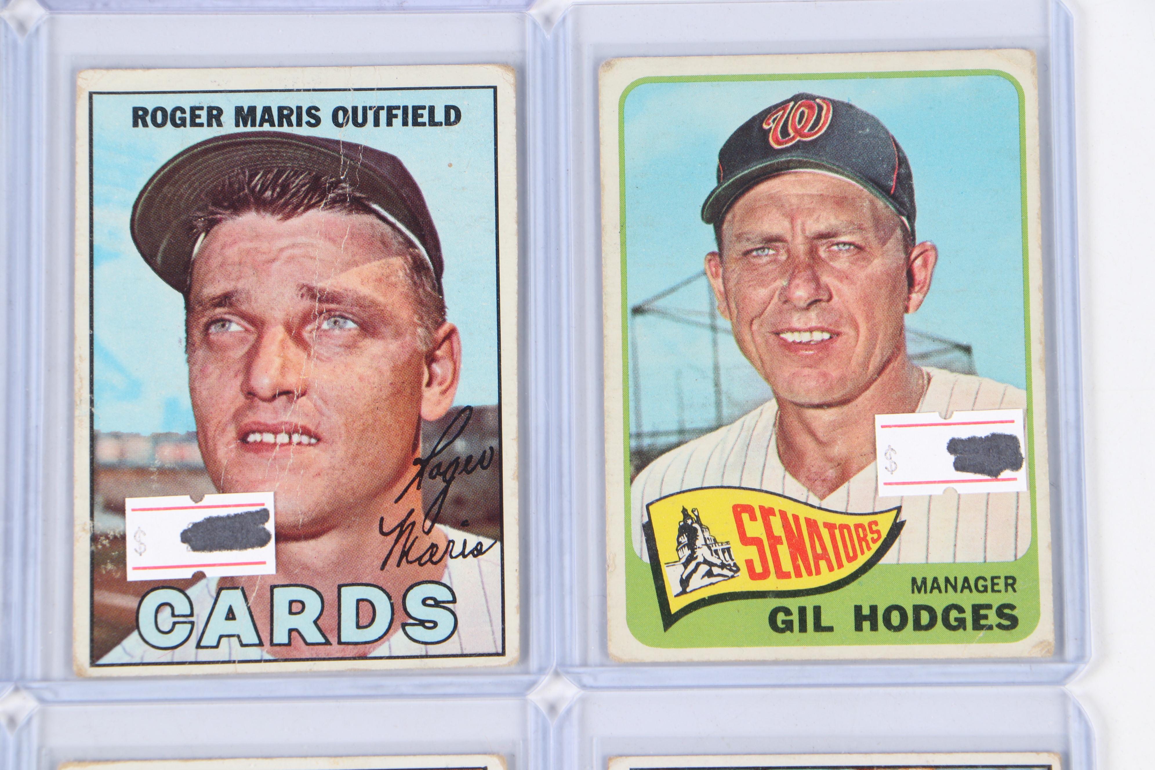 Topps Baseball Cards Featuring Mickey Mantle, Hank Aaron and More, 1950s–1970s