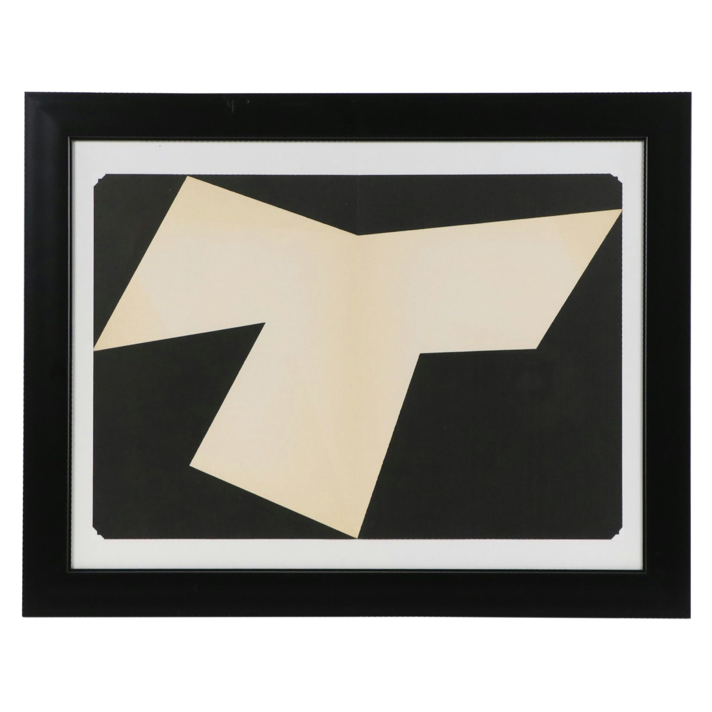 Ellsworth Kelly Double-Page Lithograph for "Derrière le Miroir," 1958