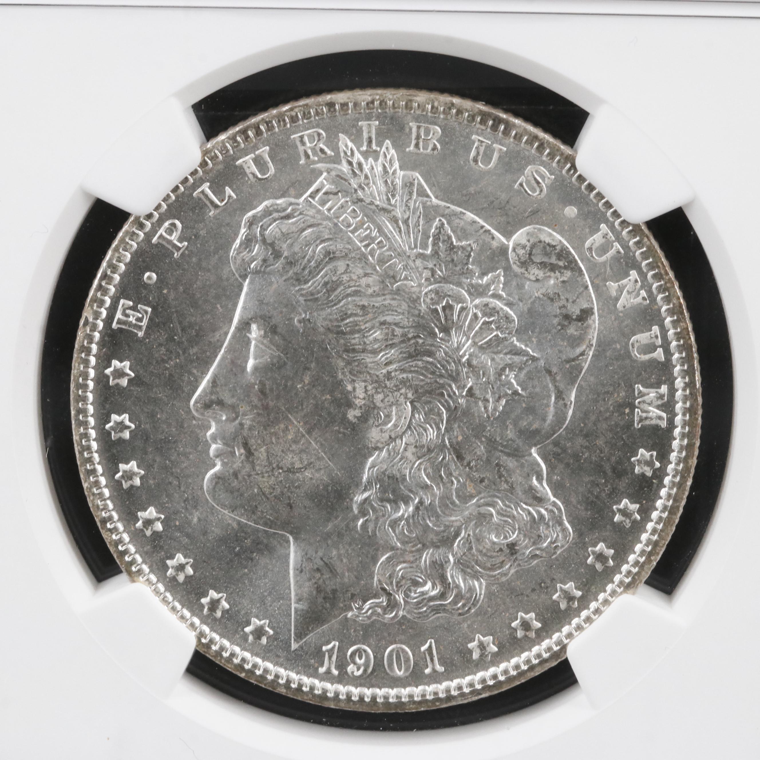 NGC Graded MS64 1901-O Morgan Silver Dollar