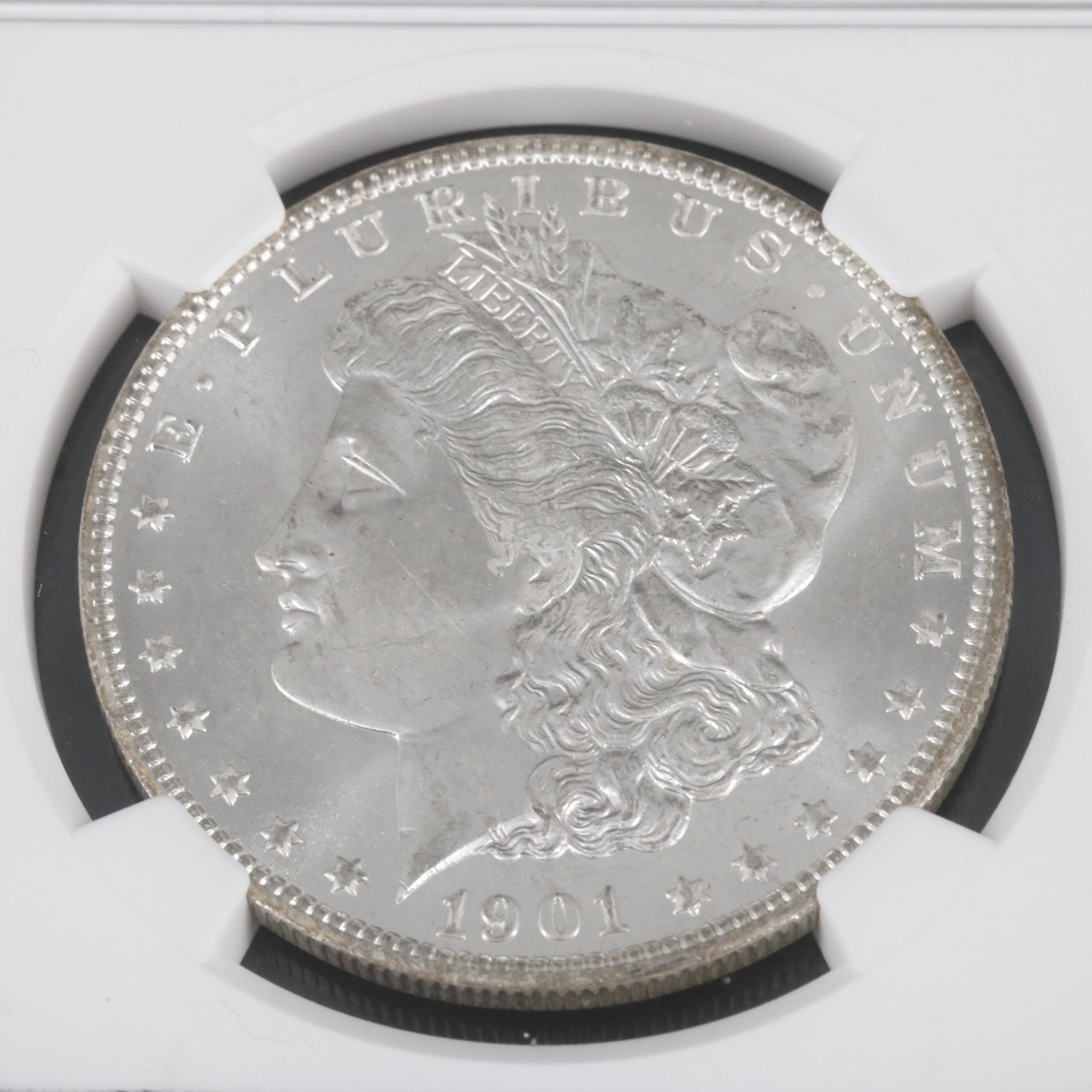 NGC Graded MS64 1901-O Morgan Silver Dollar