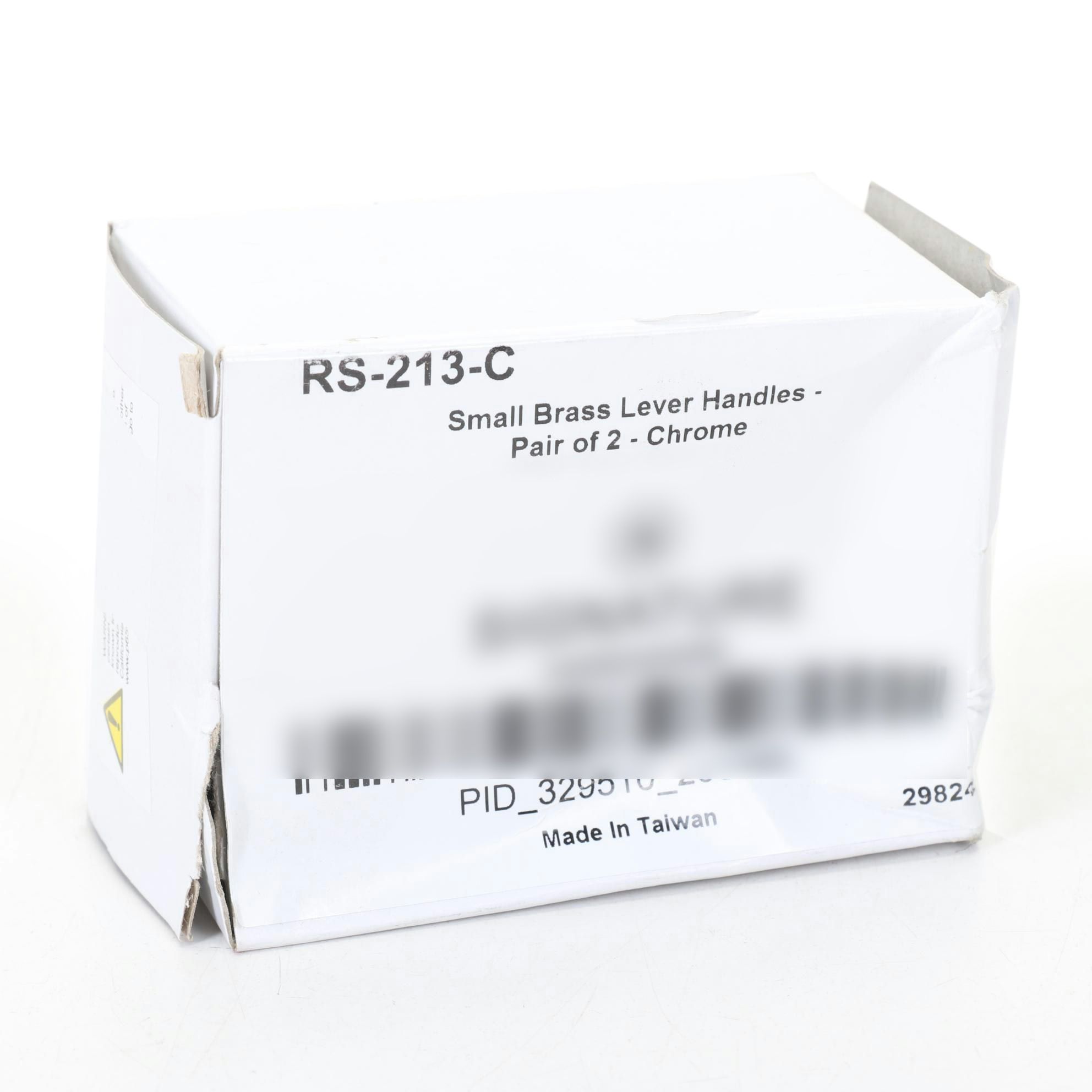 Chrome Lever-Style Faucet Handles