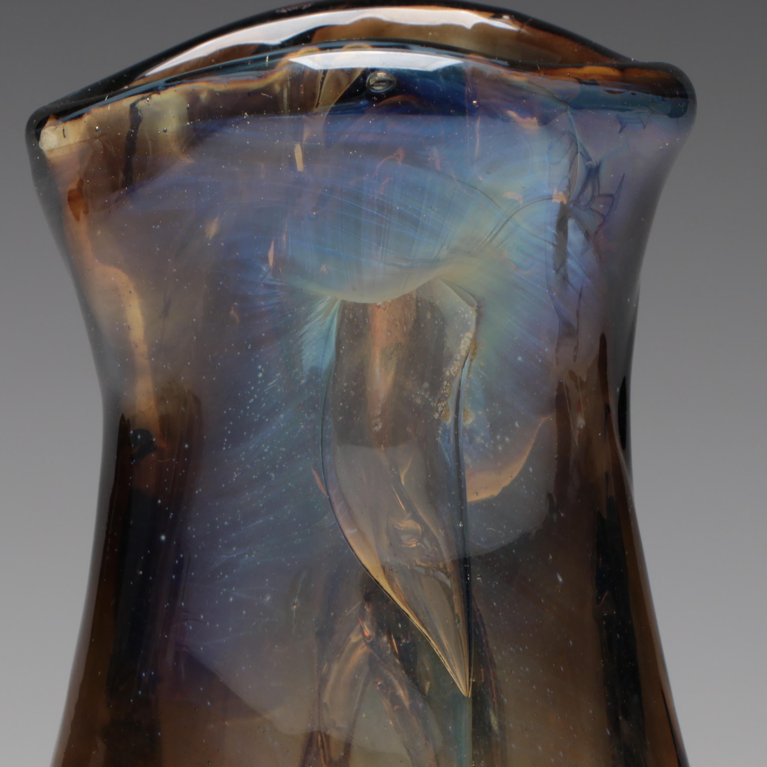 Michael Boylan Art Glass Vase