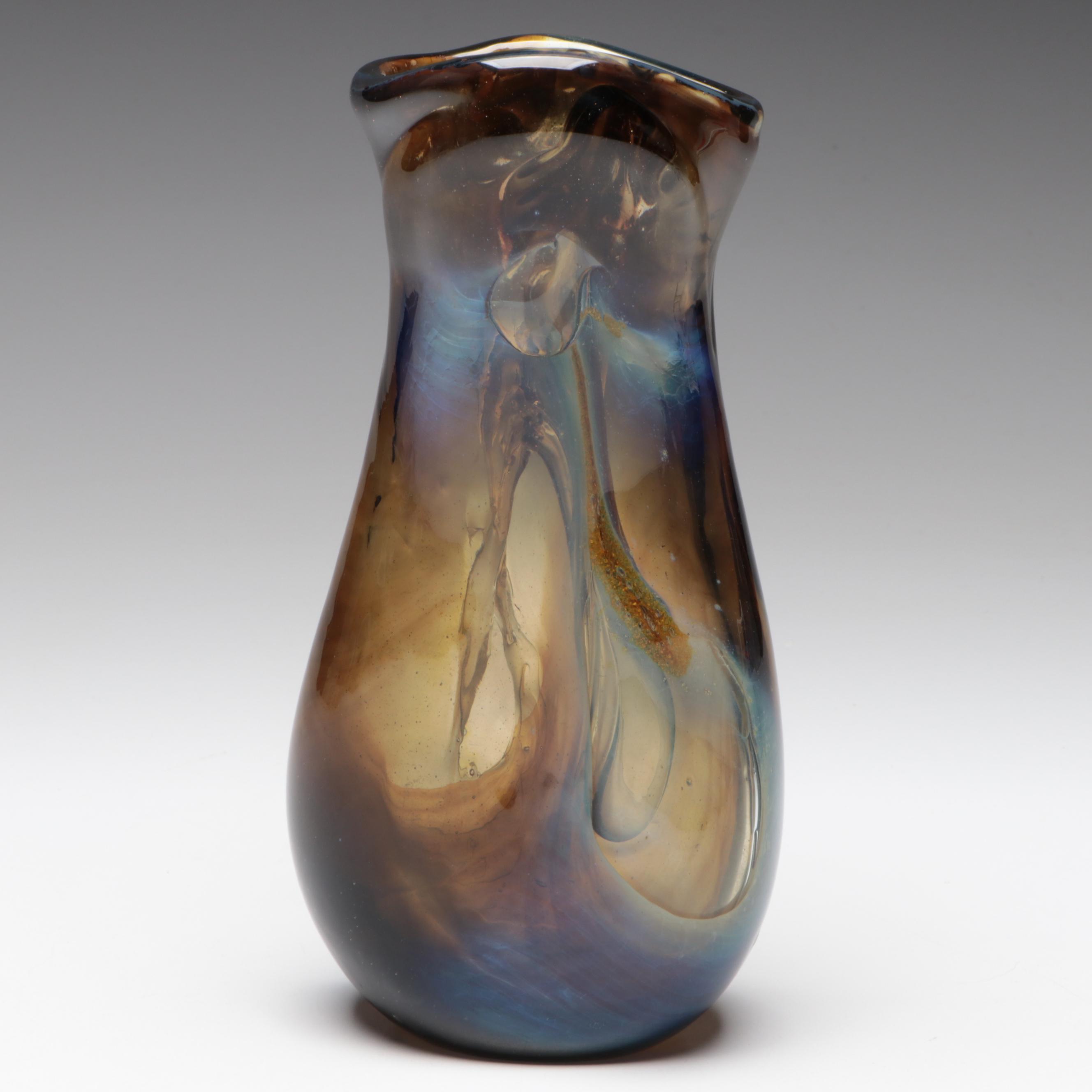 Michael Boylan Art Glass Vase