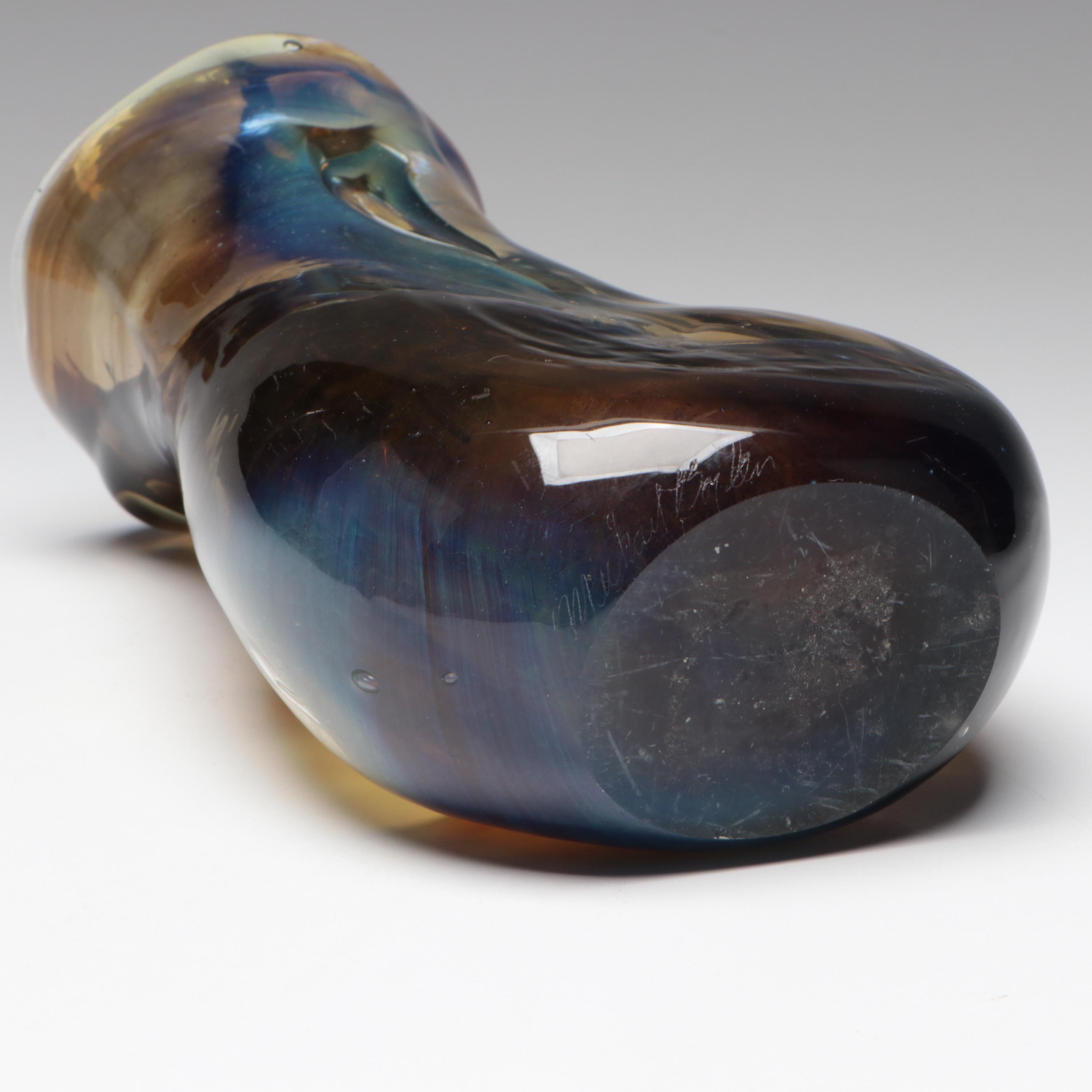 Michael Boylan Art Glass Vase