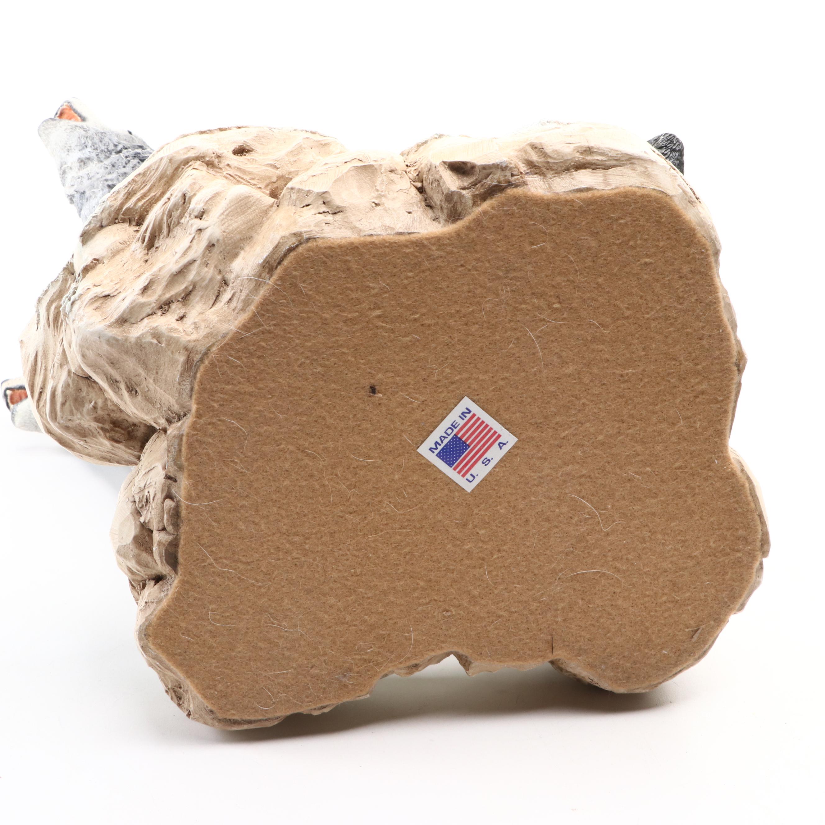 Estevez Creations Limited Edition "Winter Call Wolves" Resin Figurine