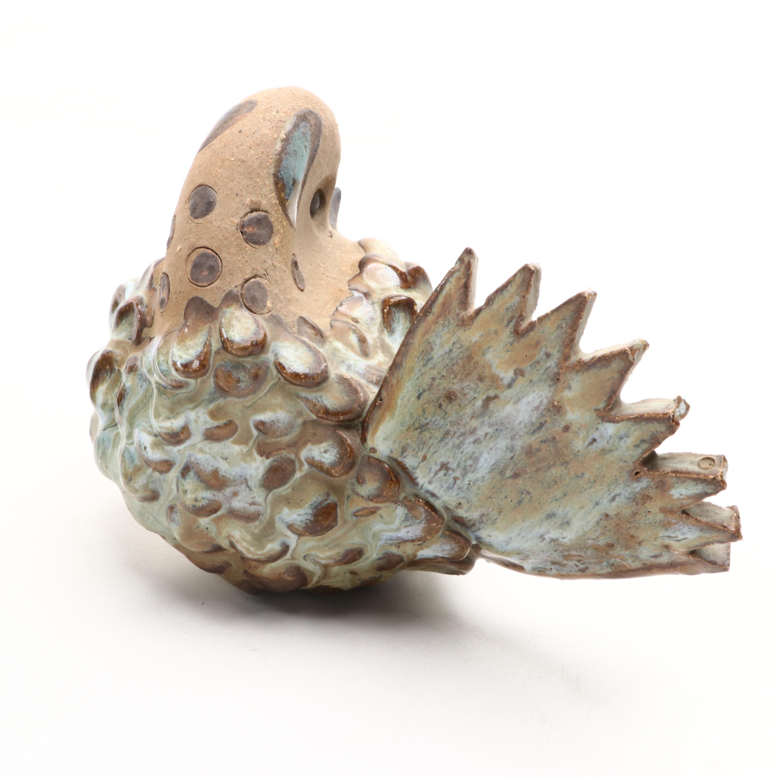 Ceramic Animal Figurines with Planter and Other Decor