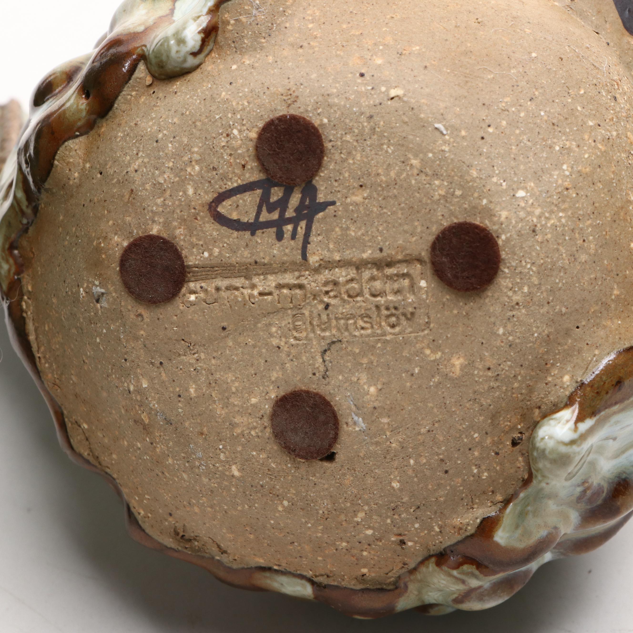 Ceramic Animal Figurines with Planter and Other Decor