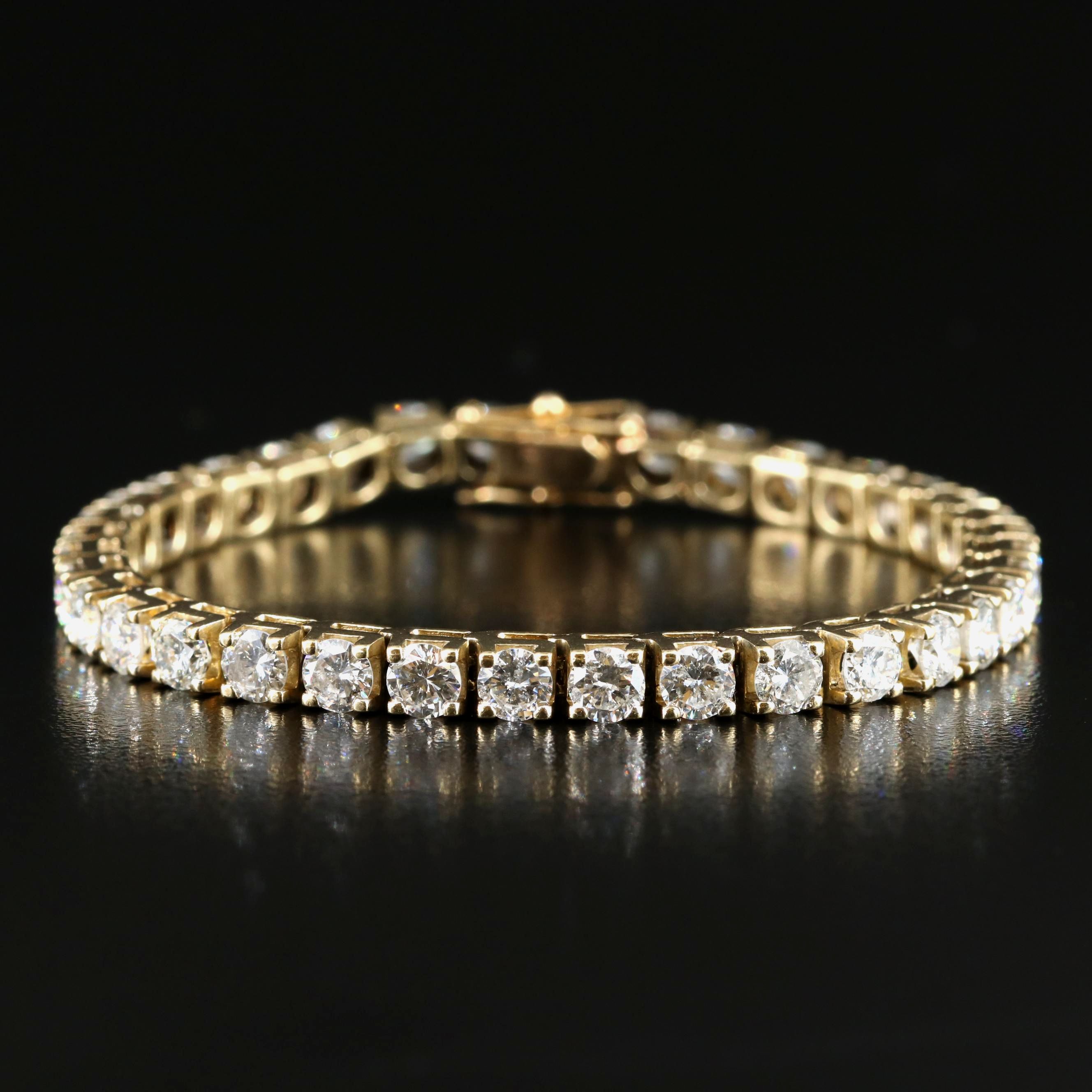 14K 11.05 CTW Diamond Line Bracelet
