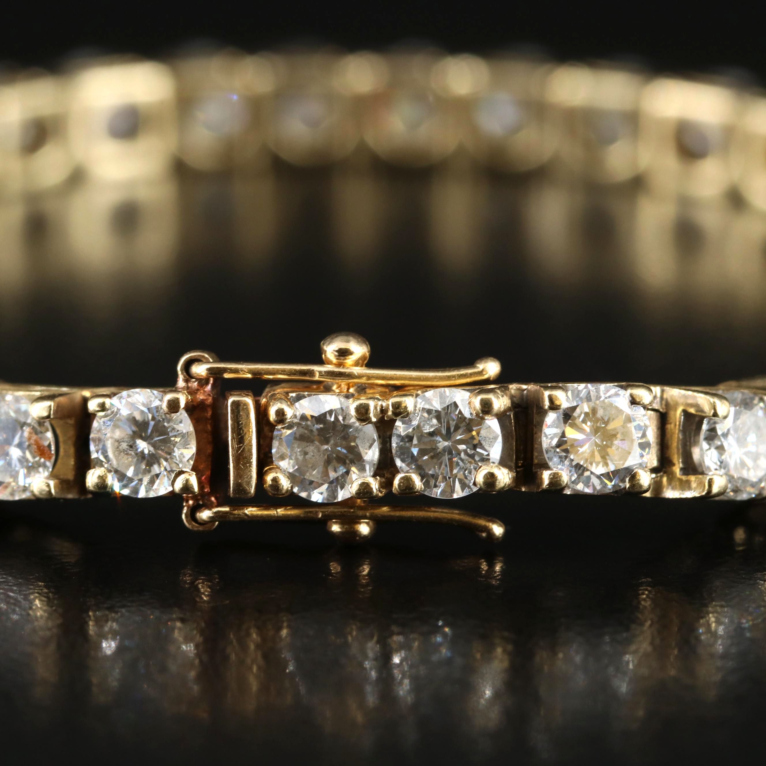 14K 11.05 CTW Diamond Line Bracelet