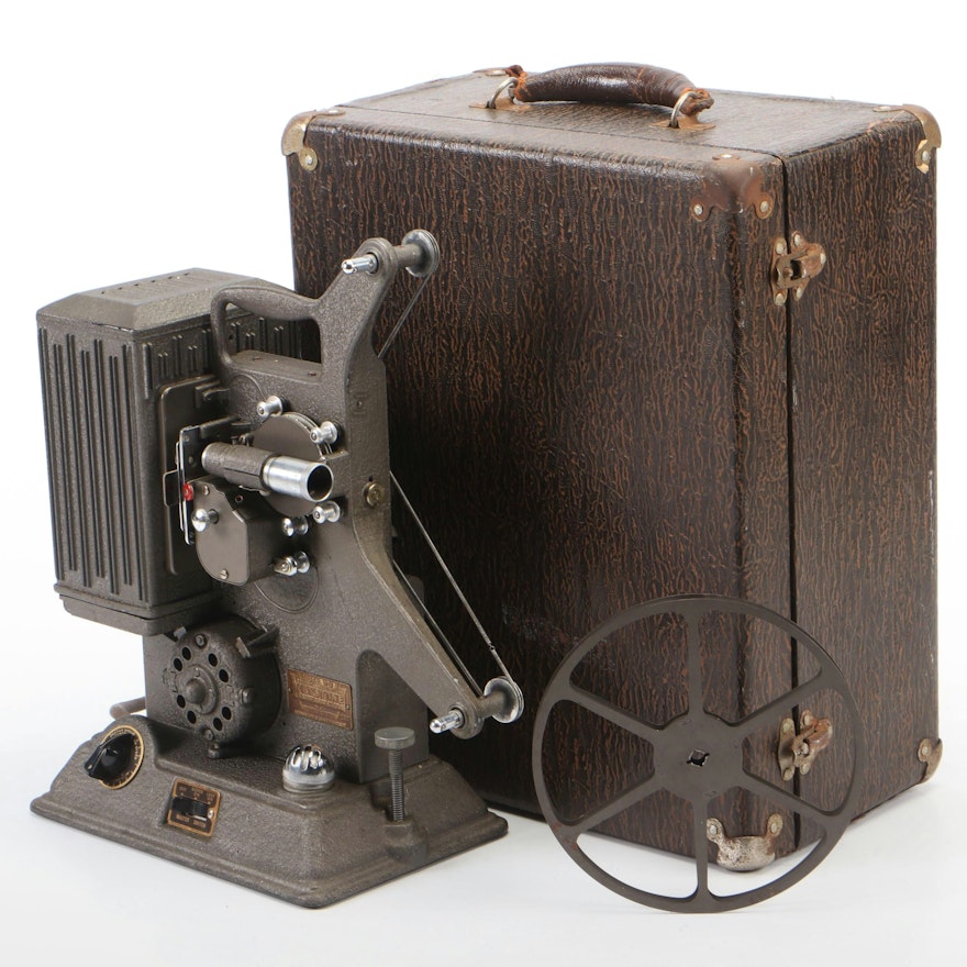 Keystone Model R-8 Reel to Reel 8mm Movie Projector, 1940s