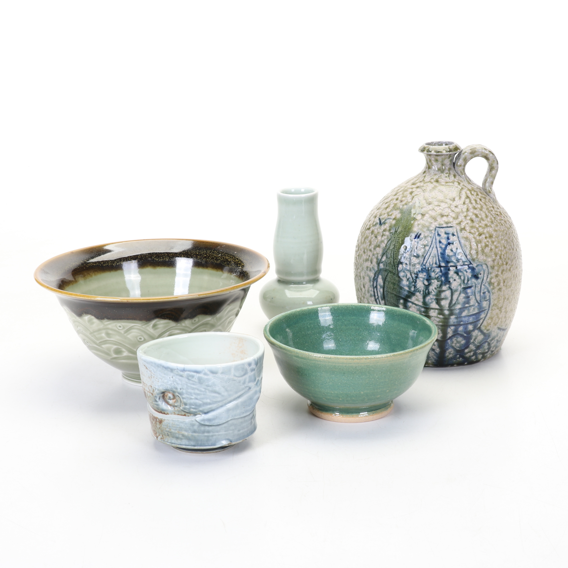 Hand-Thrown Glazed Ceramic Tableware From Tom Turner, Ben Owen and Others