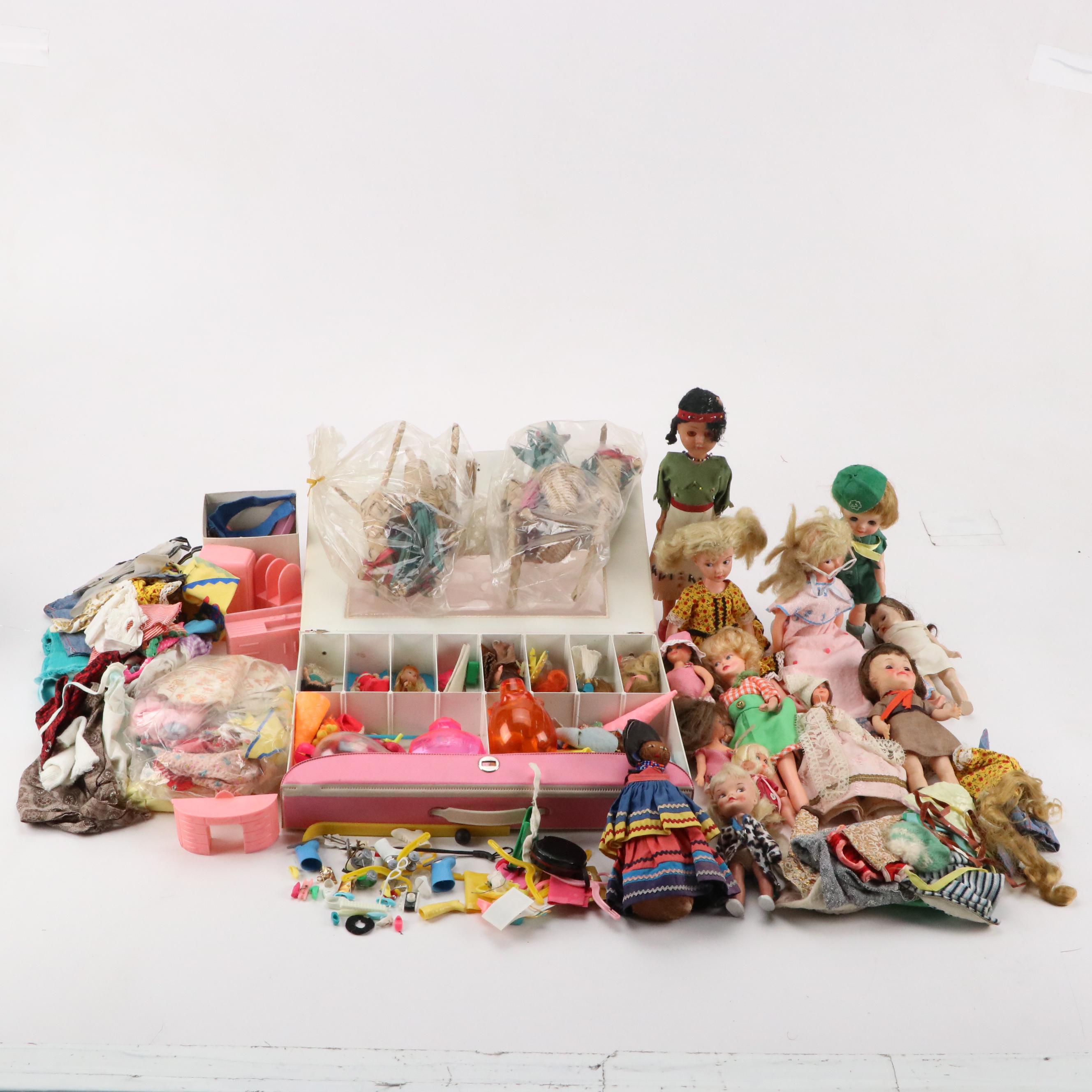 Mattel Liddle Kiddles and Jewelry Kiddles with Other Dolls and Accessories